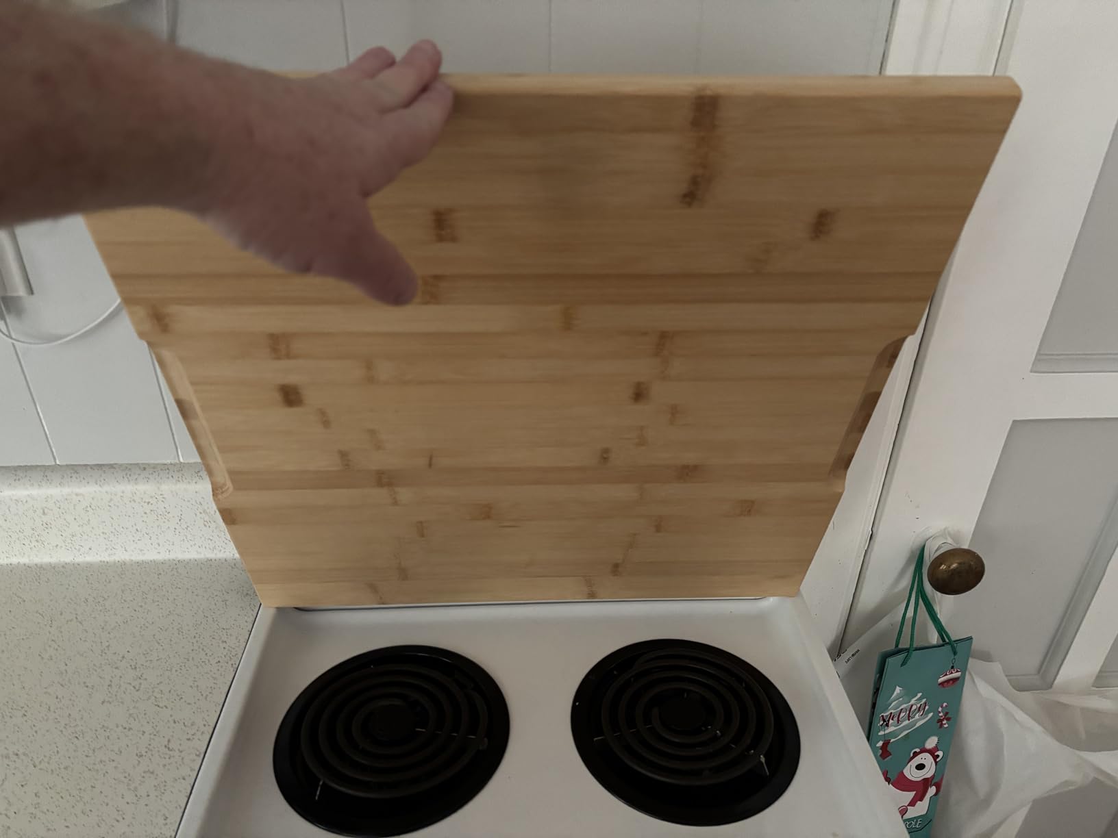 [2024 UPGRADE] Hifybaty Over The Sink Cutting Board - Expandable Cutting Board Over Sink, Bamboo Cutting Boards with Juice Groove, Kitchen Sink Cutting Board customer photo 2