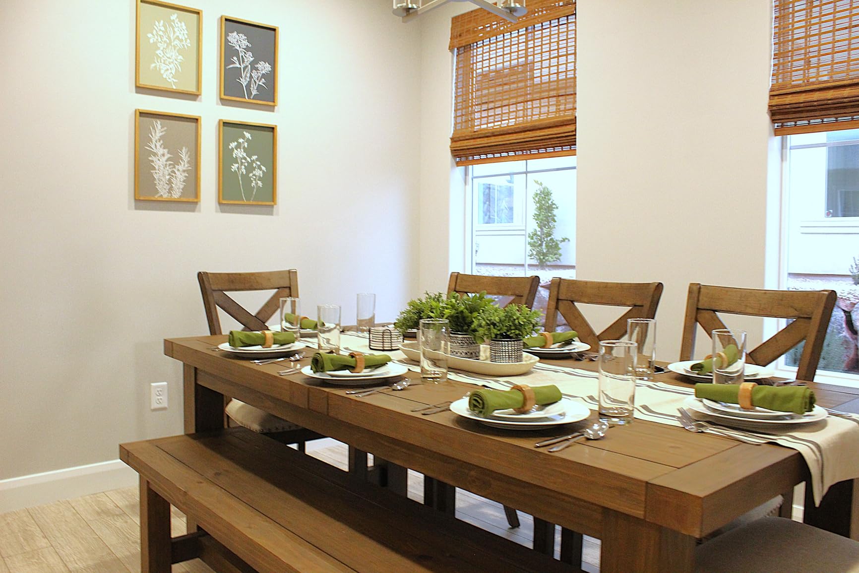 ACCENTHOME Natural Cotton Linen Napkin Set of 12 18x18 inch Dinner Napkins - Washable Soft Premium Hotel Quality Reusable Hemmed Edges Napkins Perfect Table Linens for Family Dinners, Weddings customer photo 1