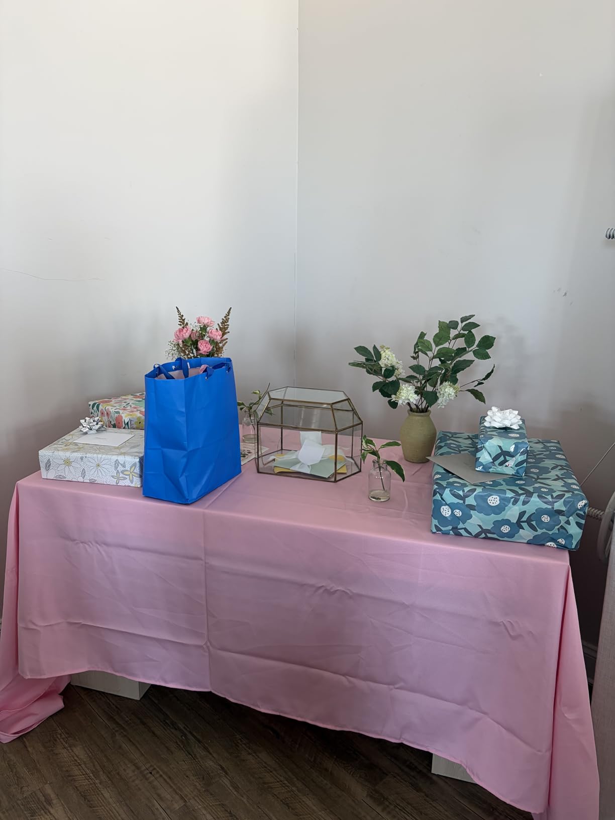 Fitable White Tablecloths for Rectangle Tables, 6 Pack - 70 x 120 Inches - Reusable and Washable Table Clothes for 6-8 Ft Tables, Polyester Fabric Table Covers for Wedding, Party, Banquet customer photo 1