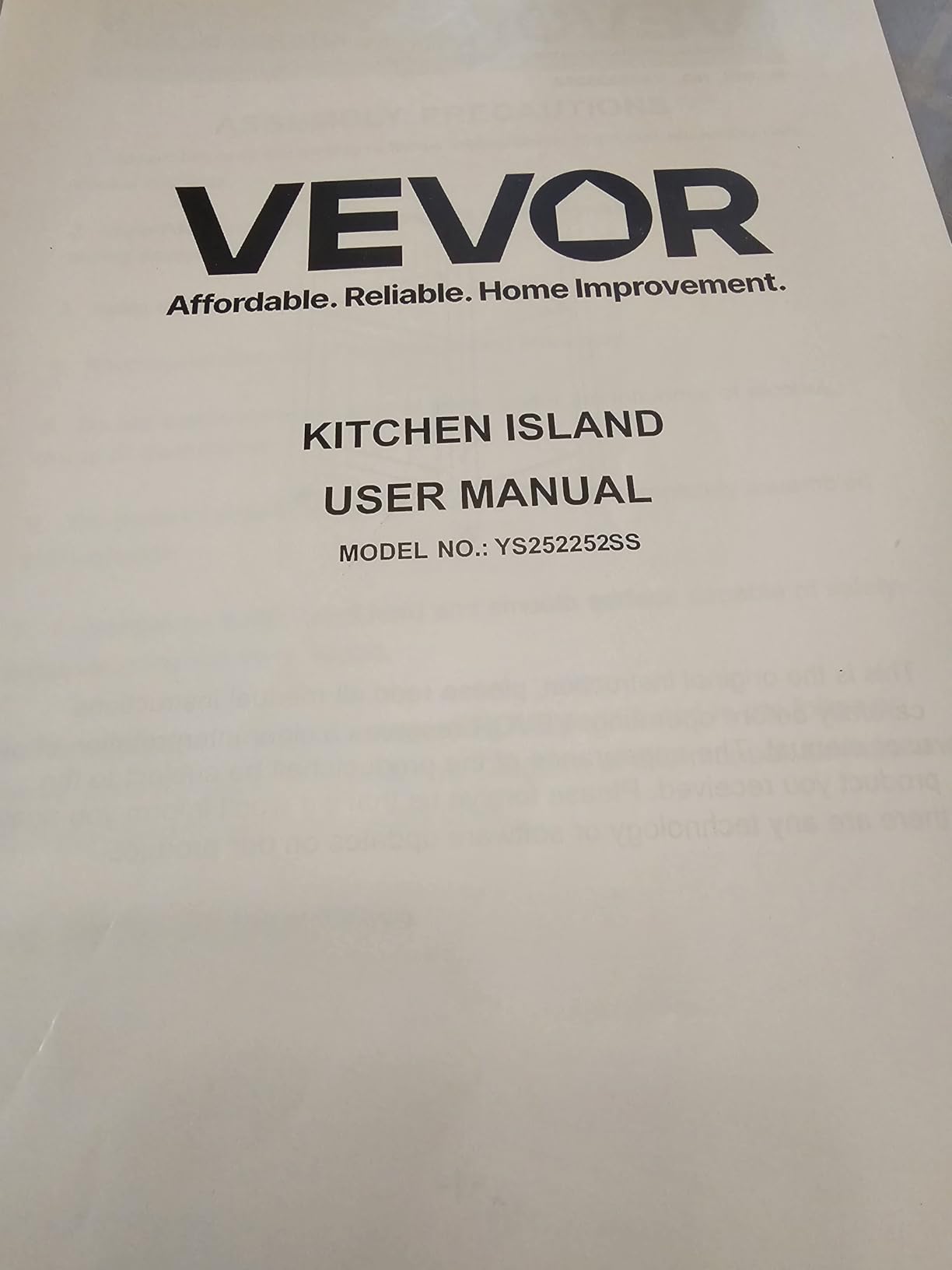 VEVOR Kitchen Island Cart with Solid Wood Top, 35.4