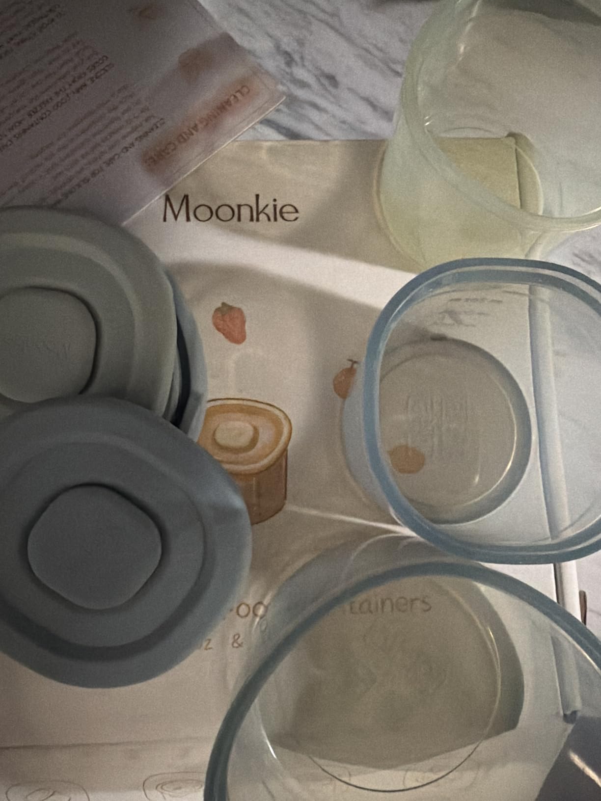 Moonkie Silicone Baby Food Containers | 4 oz Baby Food Storage Jars with Airtight Lids | Reusable Baby Food Jars, Freezer,Microwave and Dishwasher Safe, Perfect for Infant & Toddler customer photo 1