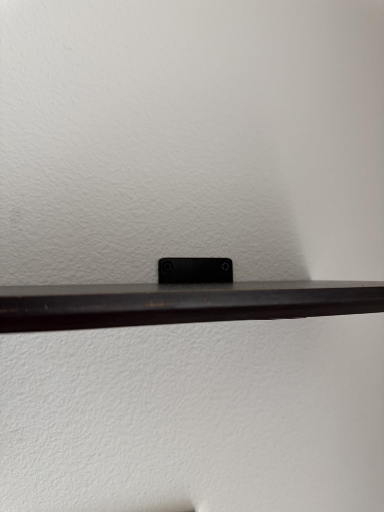 Goovilla Shelf Bracket, Heavy Duty Floating Shelf Brackets 6 inch Long, 6 Pack Brackets for Shelves, Black Coated Metal Wall Shelf Support Brackets with 1/5 Inch Thick and 160 lb. Load Capacity customer photo 2