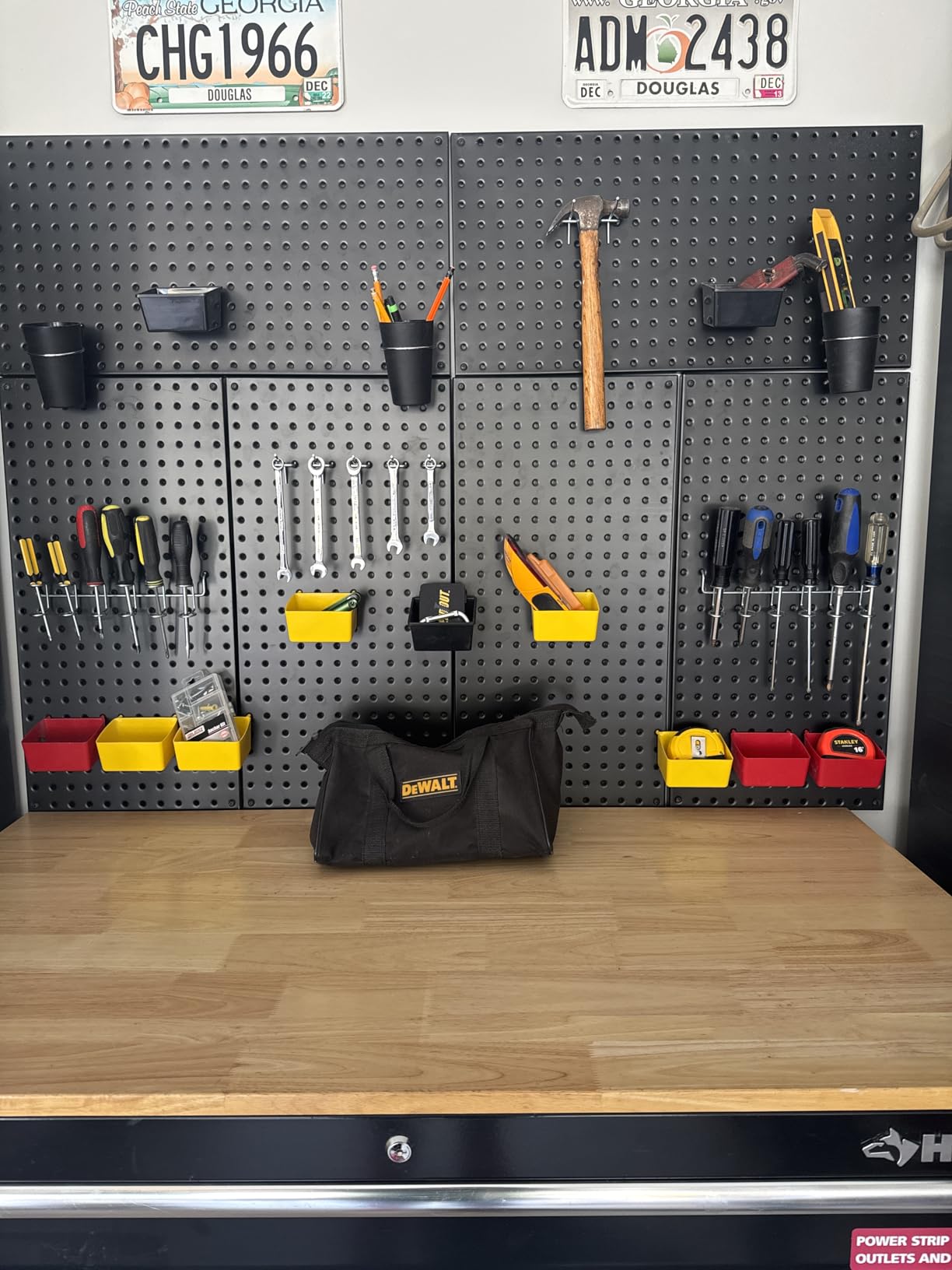 Ultrawall 4 Pcs Metal Pegboard Wall Panels, Peg Boards for Garage Tool Storage customer photo 1