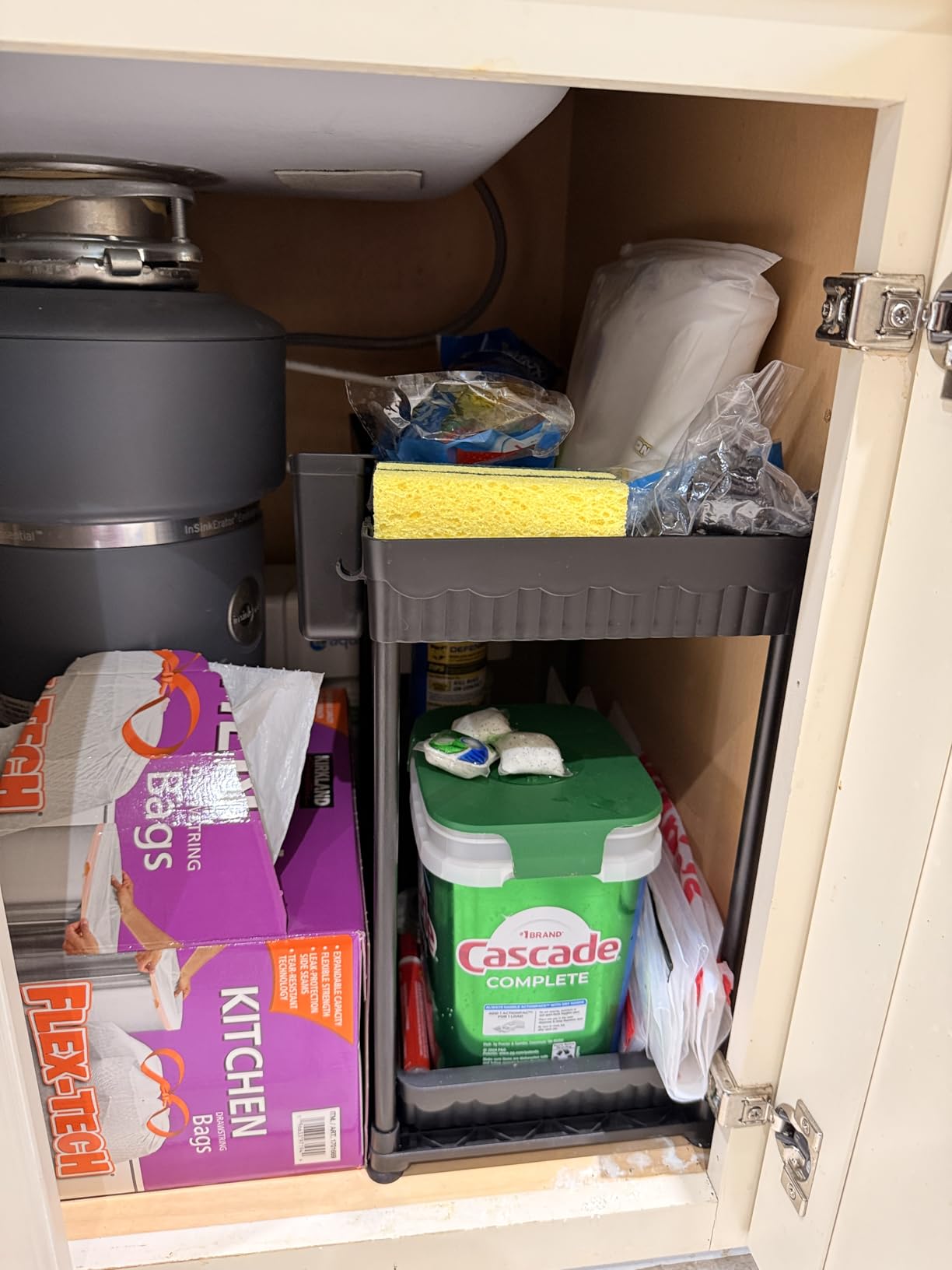 Sevenblue 3 Pack Under Sink Organizers,2-Tier Multi-Use Kitchen and Bathroom Organizers and Storage with Sliding Drawers,Bathroom Cabinet Organizer (Black,12.8 Inch) customer photo 2