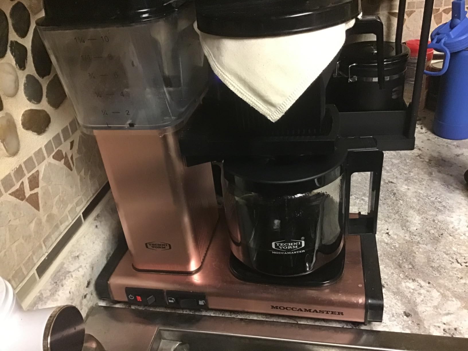 IMPRESA Reusable Cotton Coffee Filters Compatible with Chemex - Washable Fabric for Pour-Over Coffee Maker - Cotton Cloth Cone Filter for Pour-Over Dripper - Pack of 4, Fits 6-13 Cup, Large, Natural customer photo 1