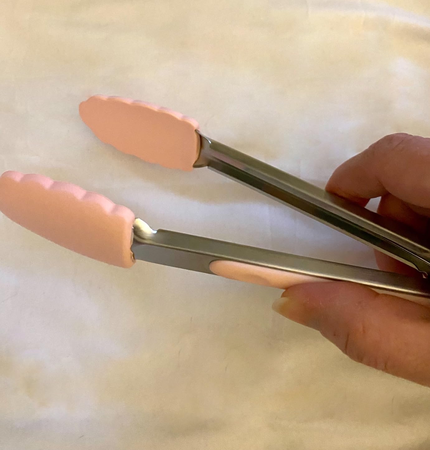 Pulcher Kids Cooking & Baking Sets Real Little Chef Cooking Utensils Kitchen Set Gifts for Girls Boys Juniors with Utensils Cutting Board Kids Safe Knife Rolling Pin Apron Carrying Basket (Coral Pink) customer photo 2