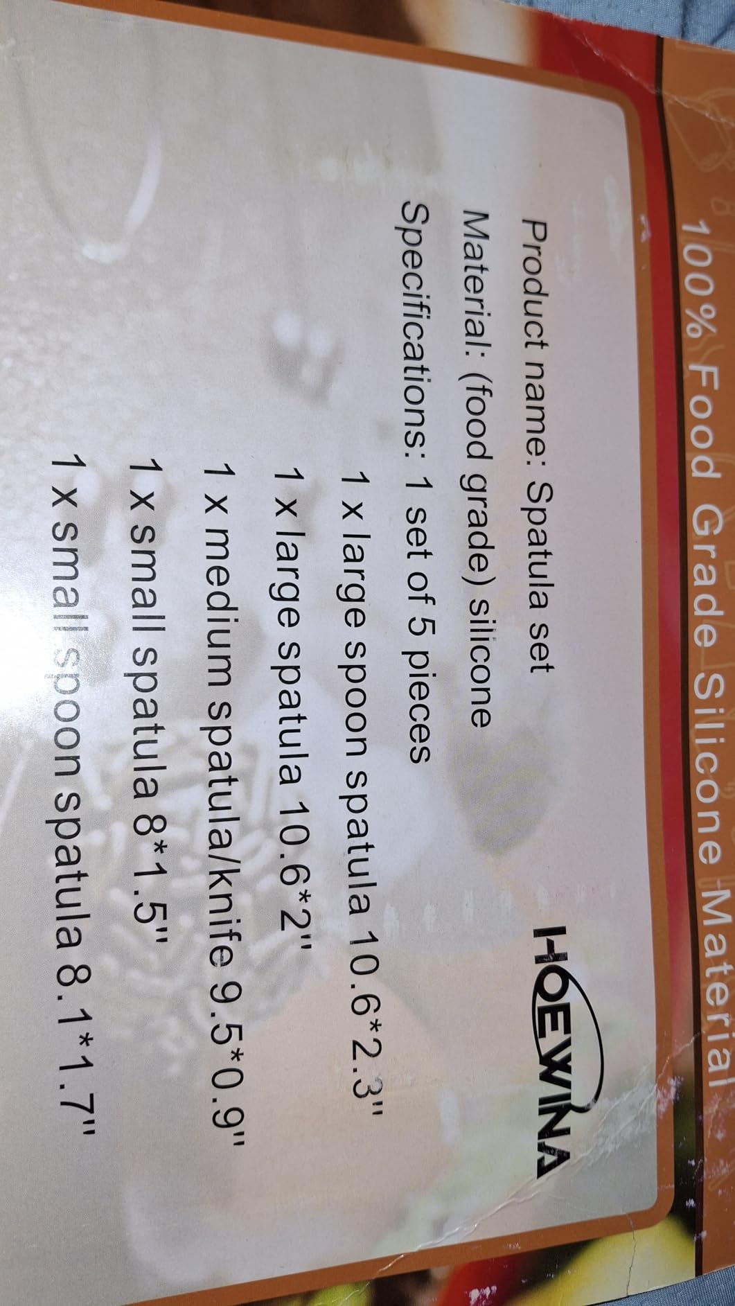 Silicone Spatula Set, 5 Piece Food Grade Rubber Spatulas for Baking, Cooking, and Mixing High Heat Resistant Non Stick Dishwasher Safe BPA-Free customer photo 2