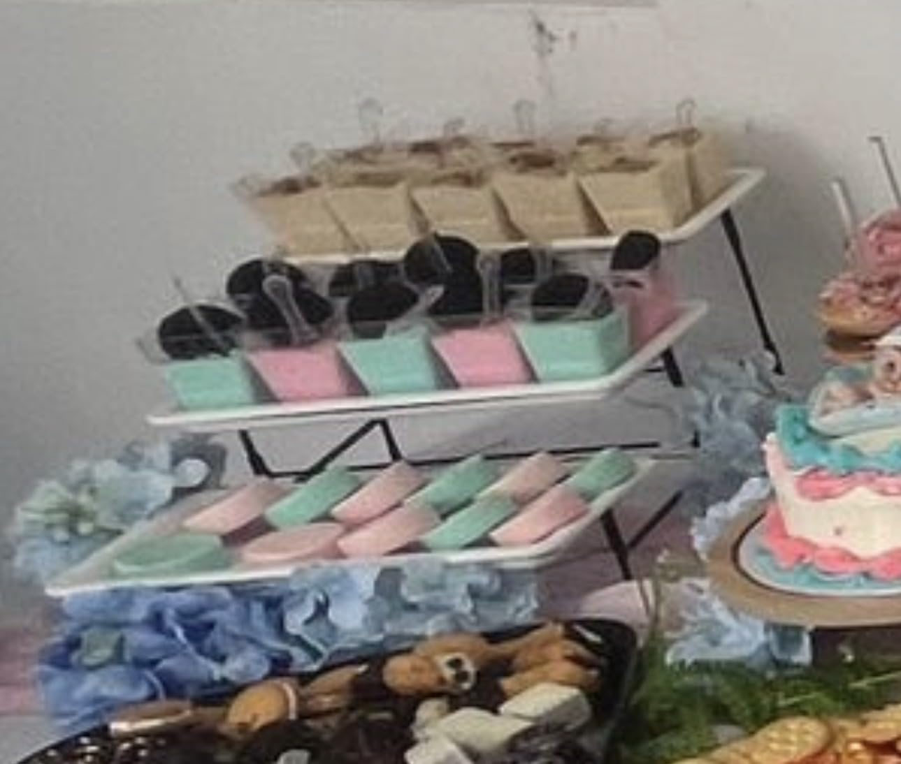 Lifewit 3 Tier Serving Tray, 30 x 17 cm/12 x 6.5