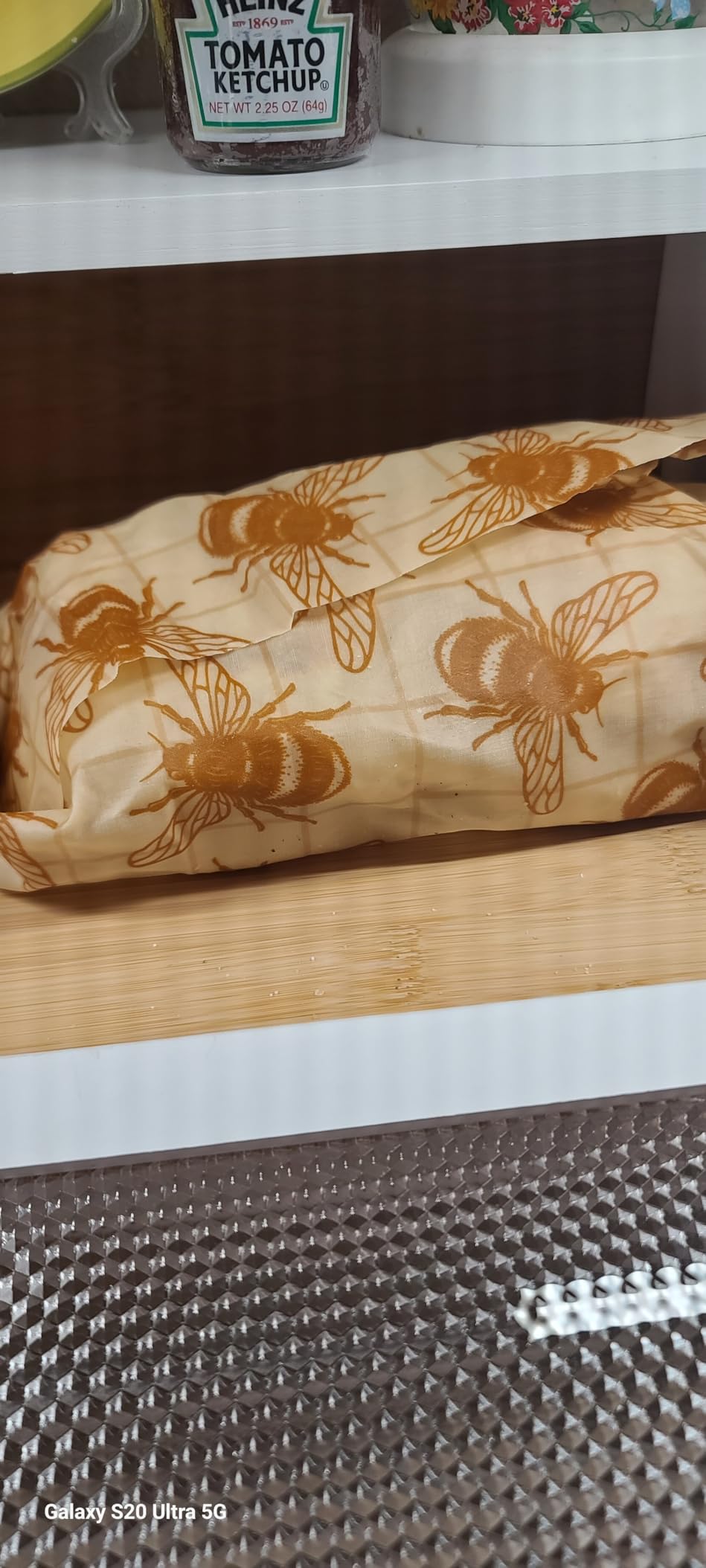 XXL Reusable Beeswax Wraps For Food - 14 x 55 in Roll | Cut to Size Bees Wax Wraps Reusable | Extra Large Beeswax Paper Sheet | Cute Bees Wax Roll for Food Wraps customer photo 2