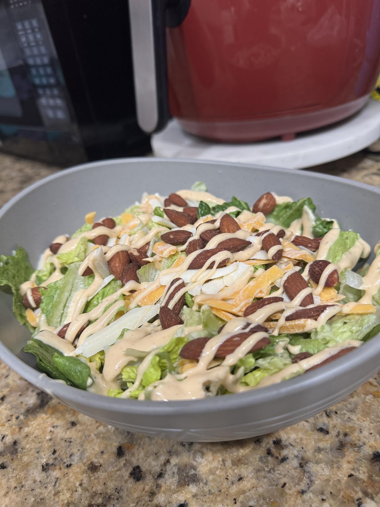 Homienly 9.6 inch Serving Bowls, Large Serving Dishes for Wedding Parties, 60 OZ Centerpiece Serving Bowls for Salad, Popcorn, Pasta, Dinner, Oval Shape, Microwave & Dishwasher Safe, Set of 4, Multi customer photo 1