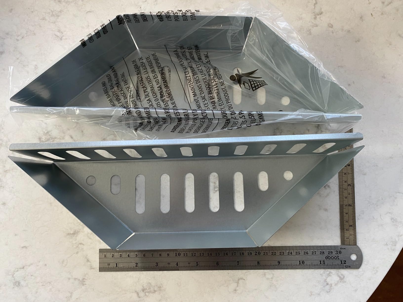 Charcoal Basket, Compatible with 22-Inch Weber Charcoal Grills and Other Similar Sized Models, Charcoal Tray for Barbecue (2 Pcs) customer photo 1