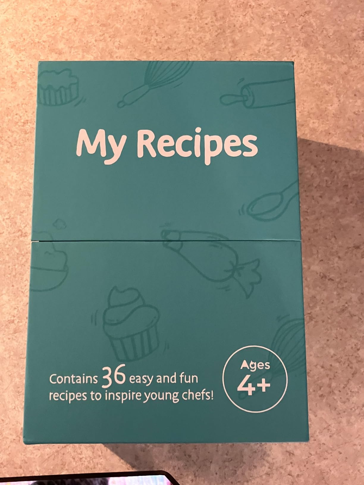 My First Recipe Box for Kids: Montessori-Inspired, Easy-to-Follow Recipes with Visual Guides. Cookbook for Kids Ages 4+ with Storage Box and Recipe Stand customer photo 1