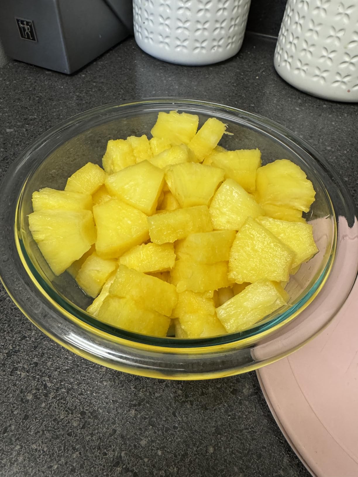 Pineapple Corer and Slicer Tool, Pineapple Cutter and Corer, Stainless Steel Pineapple Peeler, Easy Pineapple core remover decorer, Eye Removal Tool, Pelador De Piña (Black with Measure marks) customer photo 1