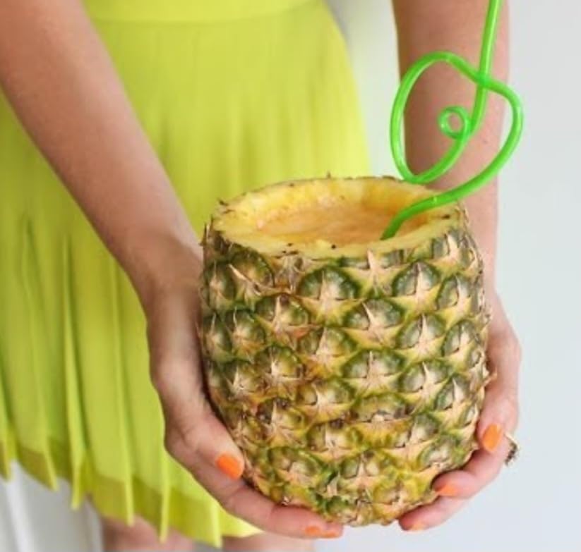 Pineapple Corer and Slicer Tool, Pineapple Cutter and Corer, Stainless Steel Pineapple Peeler, Easy Pineapple core remover decorer, Eye Removal Tool, Pelador De Piña (Black with Measure marks) customer photo 2