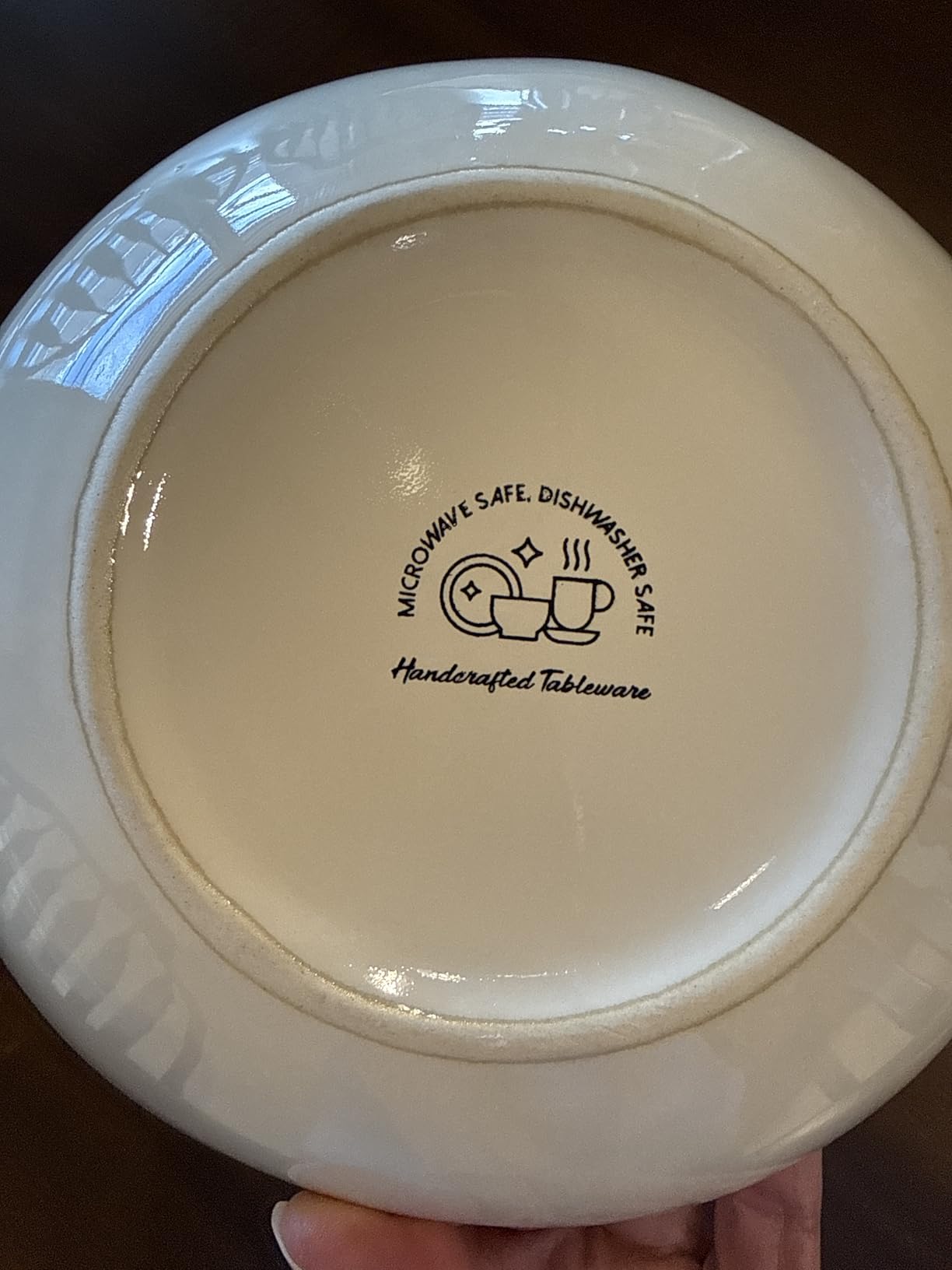 AmorArc Ceramic Dinnerware Sets,Handmade Reactive Glaze Stoneware Plates and Bowls Sets,Highly Scratch Resistant | Dishwasher & Microwave Safe Dishes Set,Service for 8 (24pc) customer photo 2