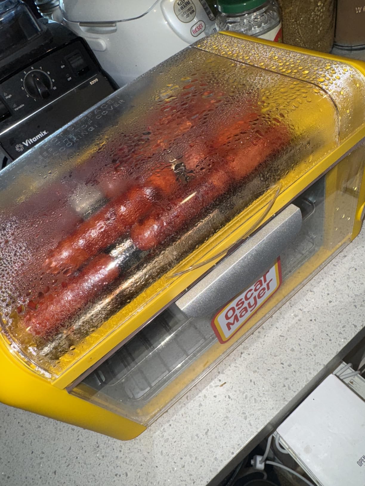 Nostalgia Oscar Mayer Extra Large 8 Hot Dog Roller & Bun Toaster Oven- Stainless Steel Grill Rollers for Cooking Veggie Sausages & Brats- Multi-Use Warming Oven with Adjustable Timer for Parties - Red customer photo 2