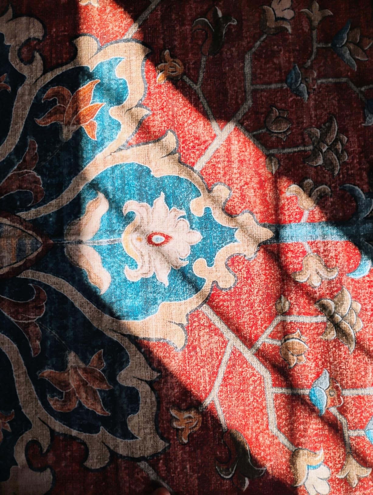 RELEANY Area Rugs 2'x3' Kitchen Rugs Entry Rug Small Rugs for Entryway Kitchen Bathroom Door Mat Indoor Entrance,Washable Non Slip, Brick Red Rust Neutral Brown Burnt Orange Green customer photo 2