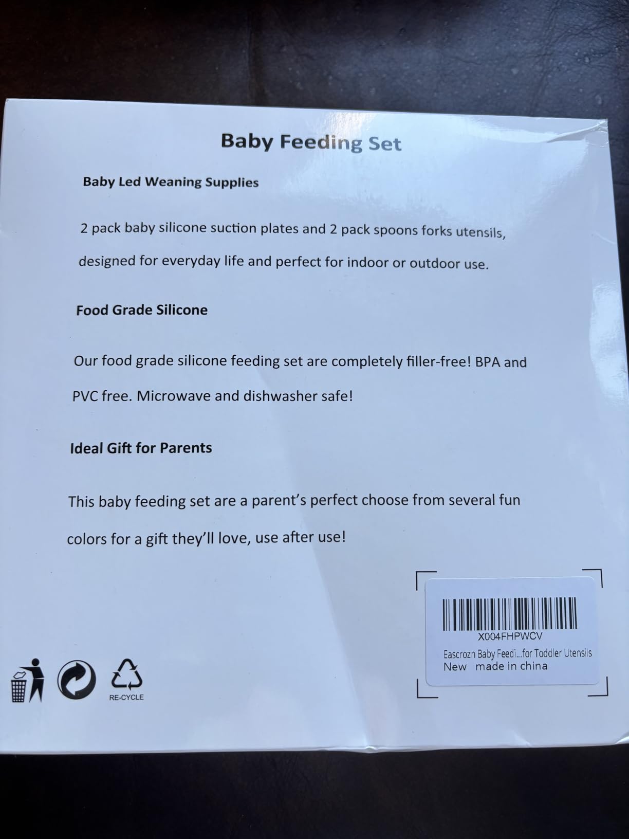 Eascrozn Baby Feeding Set, 2 Pack Silicone Divided Suction Plates for Baby, 2 Pack Spoons and Forks Set, BPA Free, Baby Led Weaning Supplies for Toddler Utensils customer photo 2