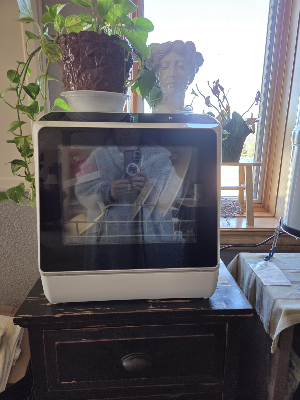 EUHOMY Countertop Dishwasher Portable with 6 Programs, 5L Built-in Water Tank for Apartments & RV, 167℉ High-Temp, No Hookup Needed, Mini Dishwasher with Baby Care, Air Dry/Quick/ECO/Fruit/Normal Mode customer photo 2