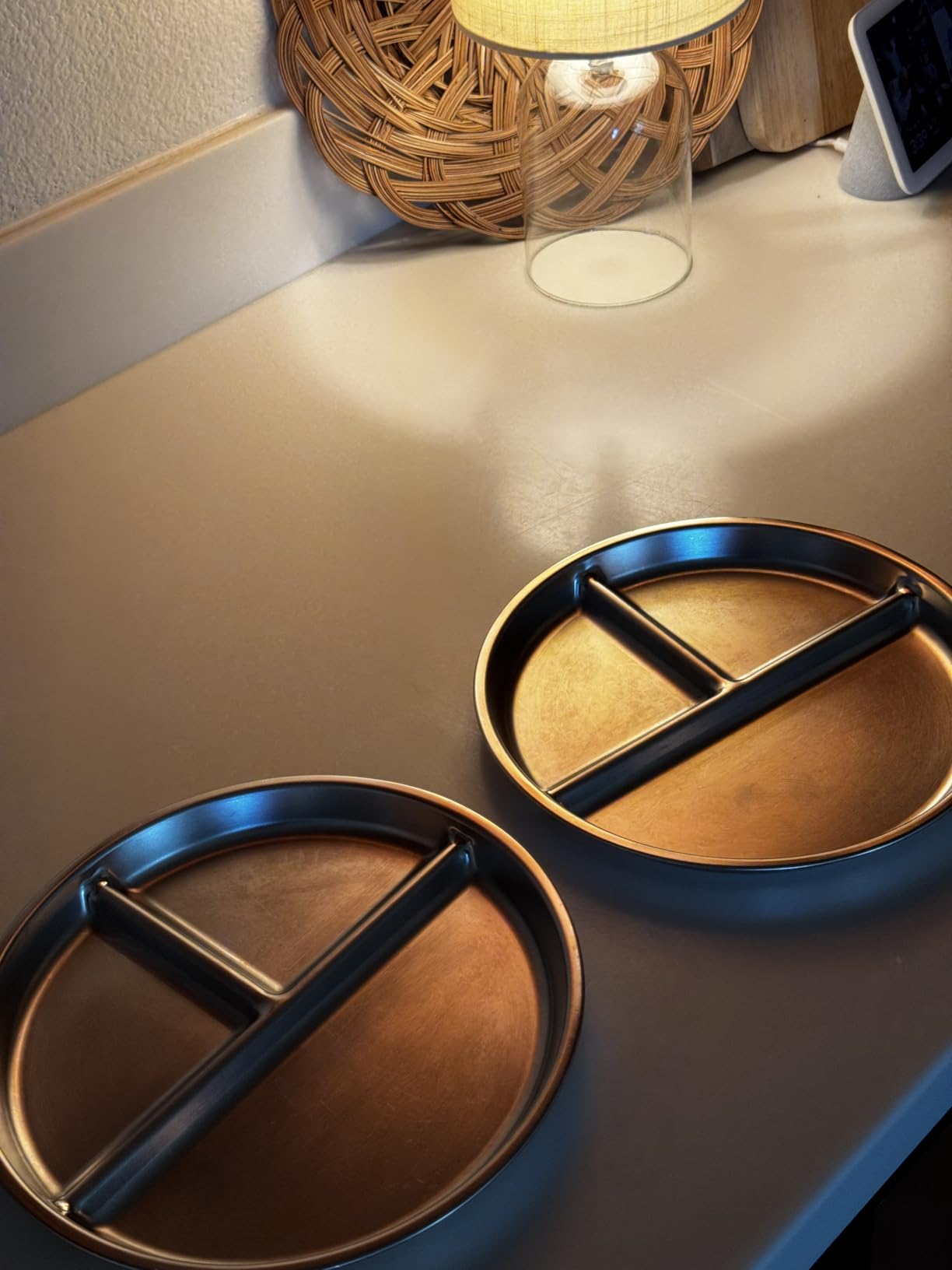 Bakpoco Stainless Steel Kids Plates Set of 4, 9