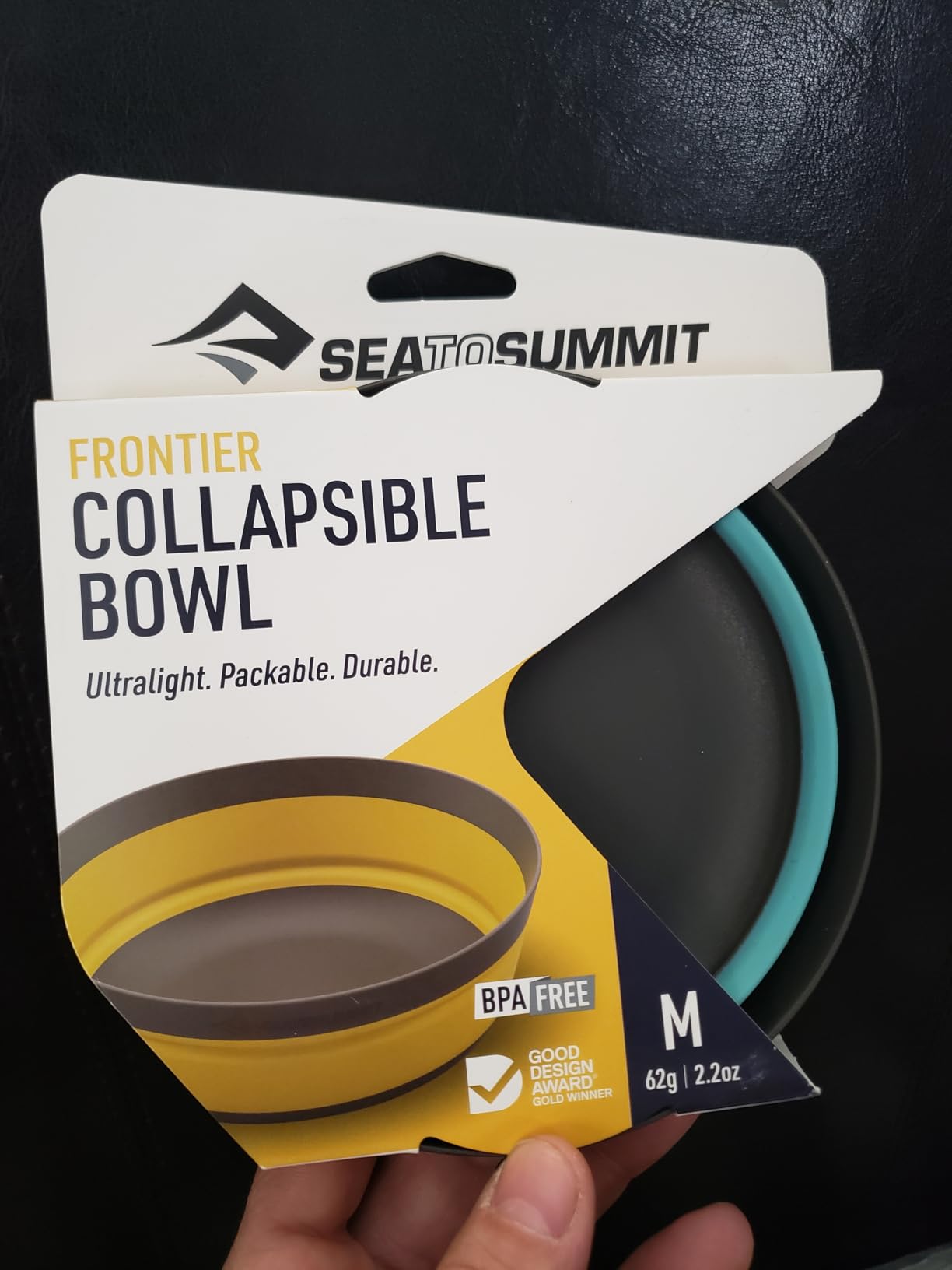 Sea to Summit Frontier Ultralight Collapsible Bowl, Large (30 fl oz), Puffins Bill Orange customer photo 1