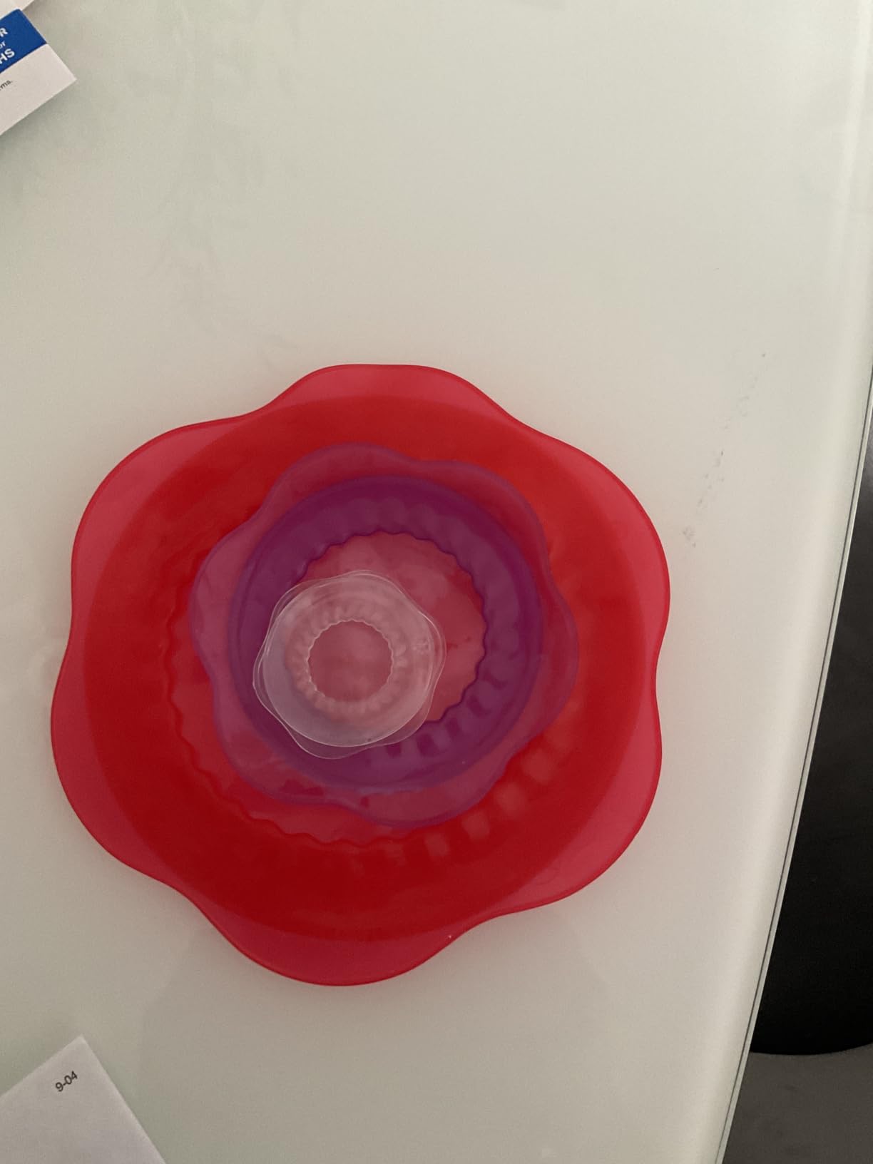 Silicone Stretch Lids for Food Storage in Fridge, Reusable Elastic Bowl Covers for Cup, Cans, Jars, Round & Rectangle Container, Food Grade Silicone Microwave Food Cover, Heat-Resistant, 6PCS customer photo 1