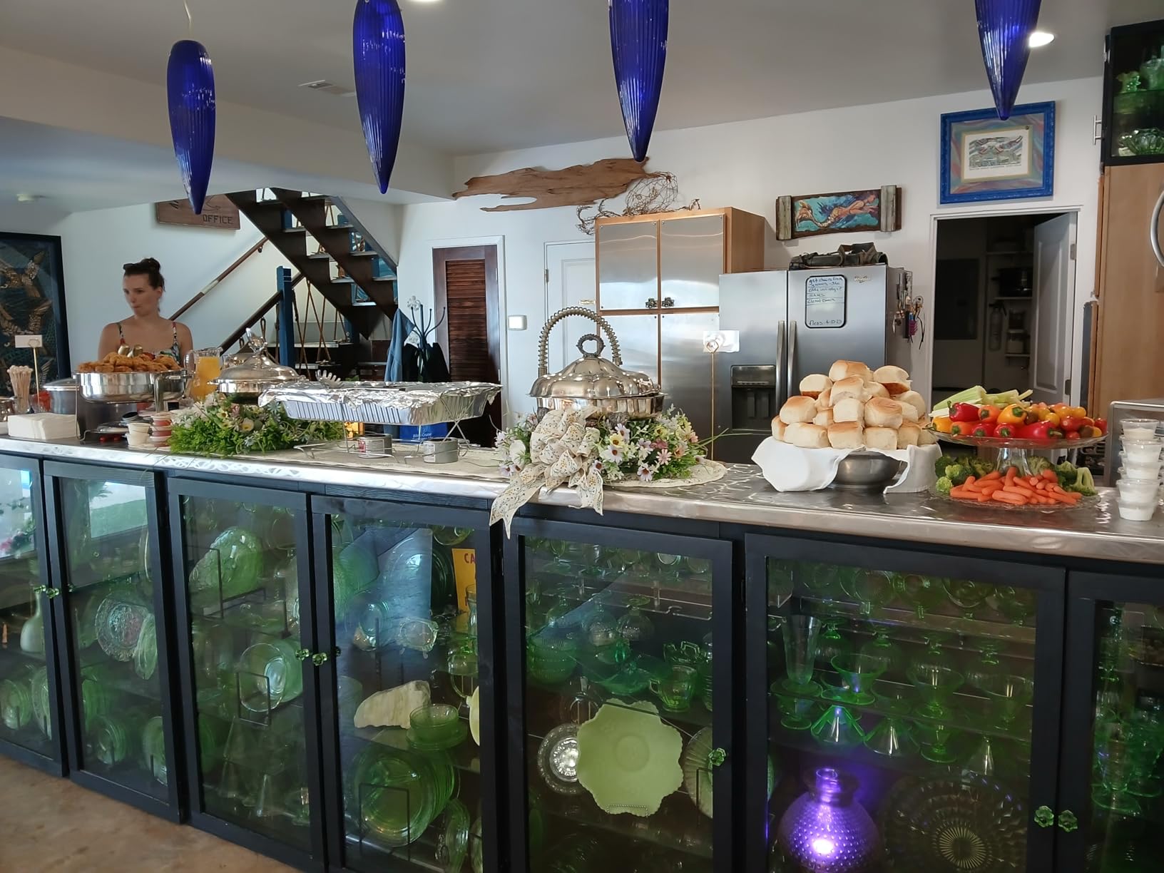 Alpha Living Disposable Chafing Dish Buffet Set, Food Warmers for Parties, Fuel Cans Complete Set, Half Size Pans, Warming Trays (3 Pack) customer photo 1