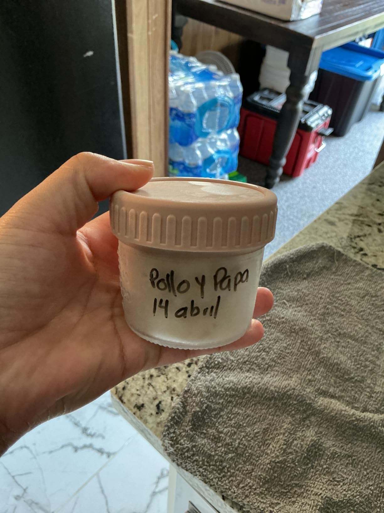 DRKIO 6 Pack Glass Baby Food Storage Containers - 4 Oz Baby Food Jars with Lids Baby Food Maker Microwave Dishwasher Freezer Safe 100% Leak Proof BPA Free Reusable customer photo 1