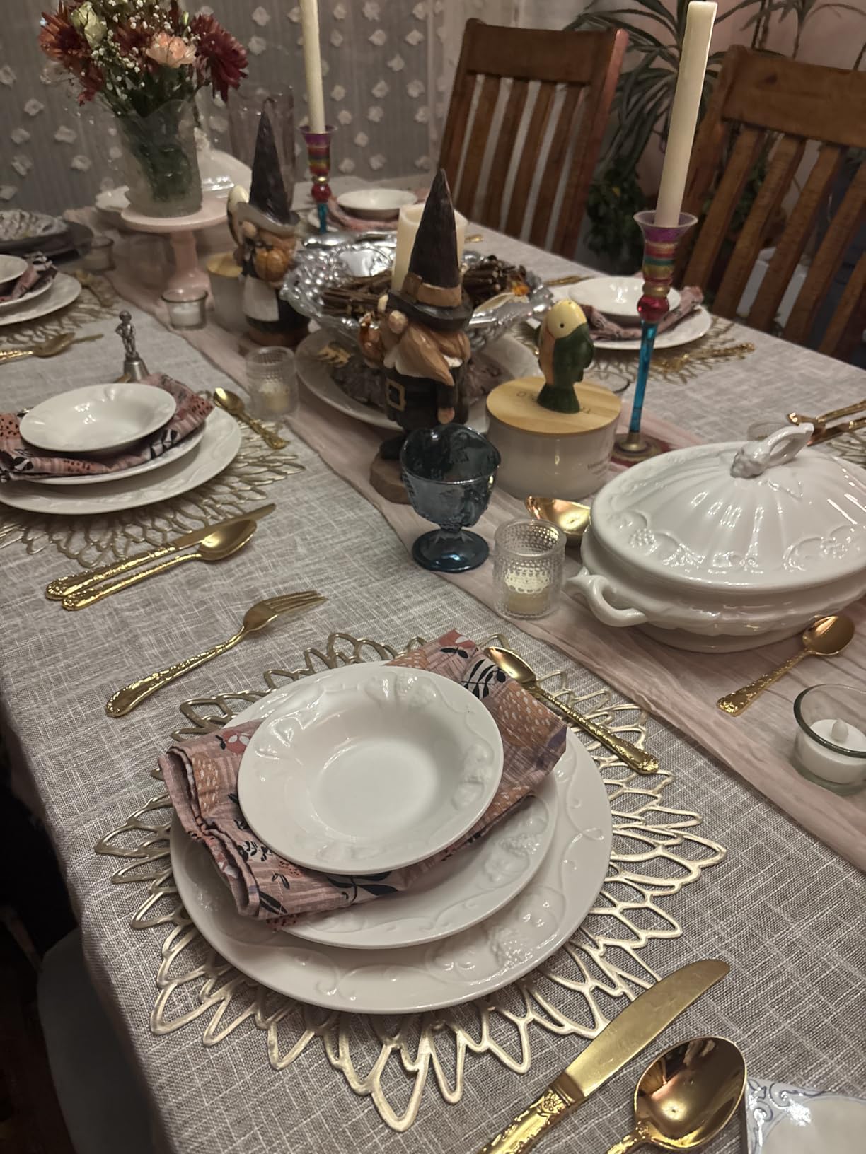 Ruvanti Cloth Napkins Set of 12, 18x18 Inches, 100% Cotton, Washable, Soft & Absorbent, Perfect for Wedding, Christmas, Thanksgiving Dinners - Bijou Blue customer photo 2