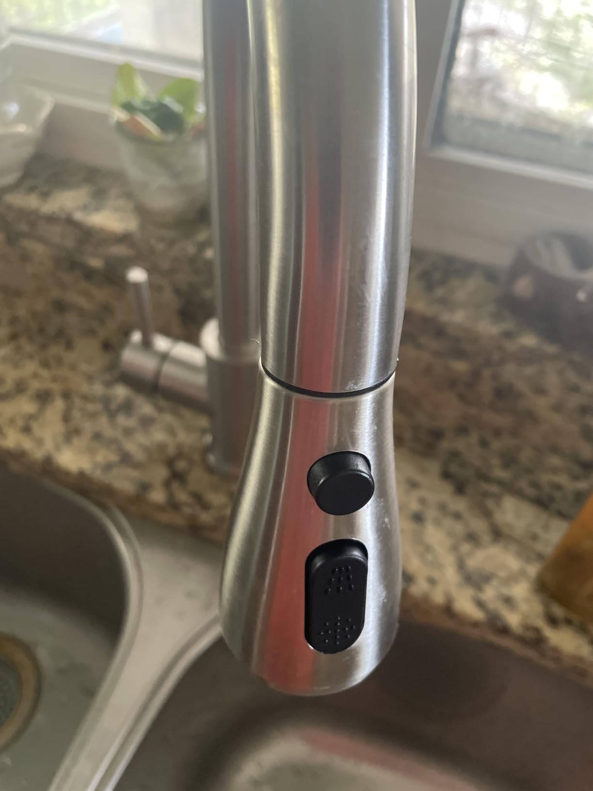 Hiqufet Touchless Kitchen Sink Faucet with Pull Down Sprayer, Stainless Steel Smart Motion Sensor Faucet for Pot Filler, Farmhouse Camper Bar Sink Laundry Room, Brushed Nickel customer photo 2