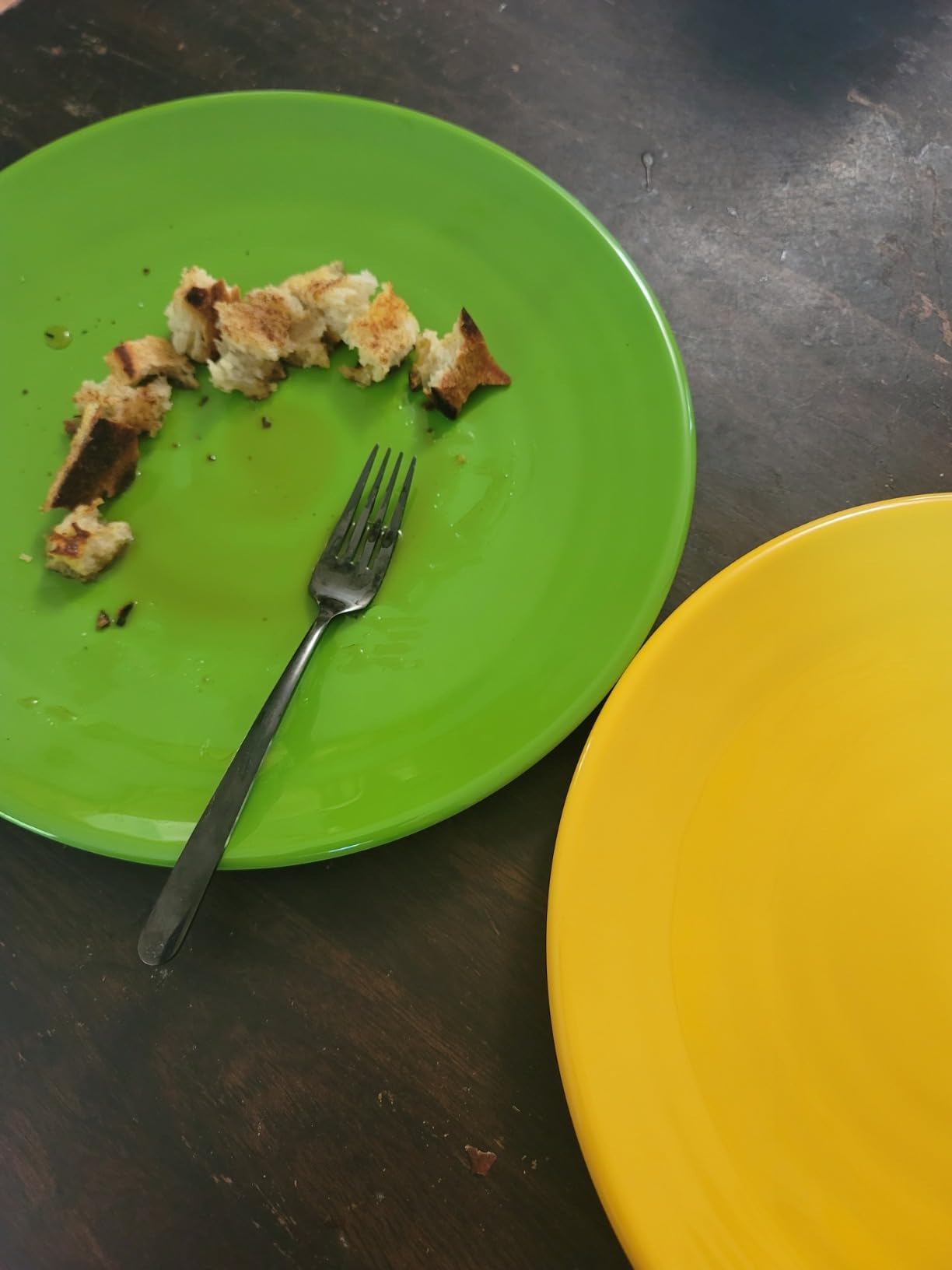 11-Inch Melamine Plates (Set of 6) - Unbreakable and Reusable Plastic Dinnerware with Ceramic Feel, Stackable and Dishwasher-Safe - Versatile for All Meals (Multicolor) customer photo 2