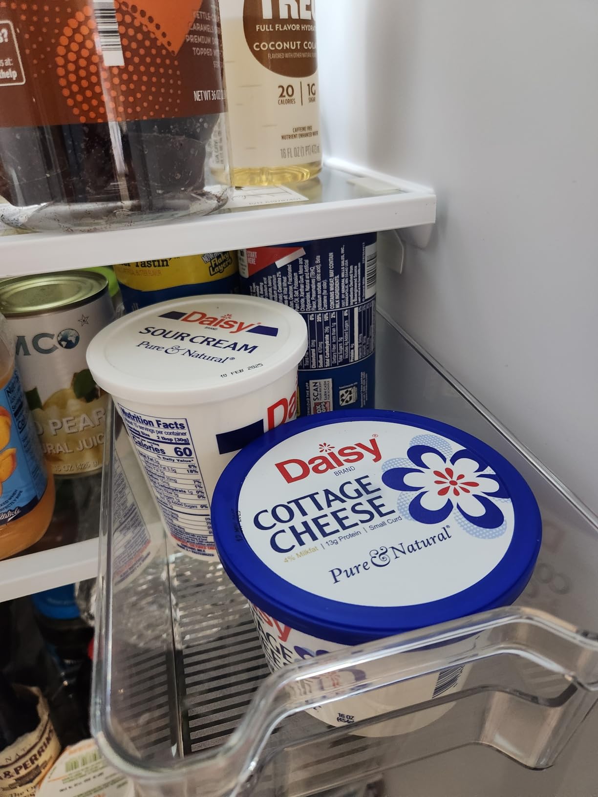 Clear Fridge Organizer, Refrigerator Organizer Bins with Handle, Freezer, Kitchen Cabinet, Pantry Organization, BPA Free Fridge Organizers (12.4 inch 8 Pack) customer photo 2