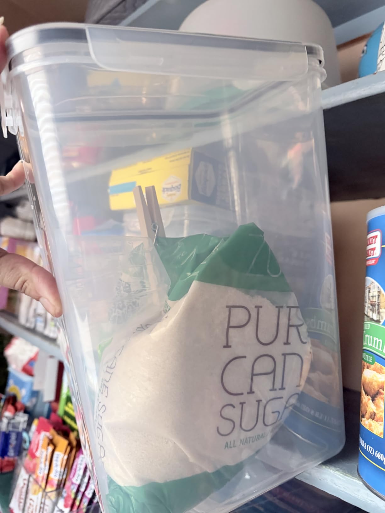 Shazo 2 PC (9.5L | 321 Oz) Extra Large Bulk Food Storage Containers with Airtight Lids for Flour, Sugar, Rice, Cereal & Pasta - Leakproof, BPA-Free Plastic Canisters for Kitchen & Pantry Organization customer photo 1