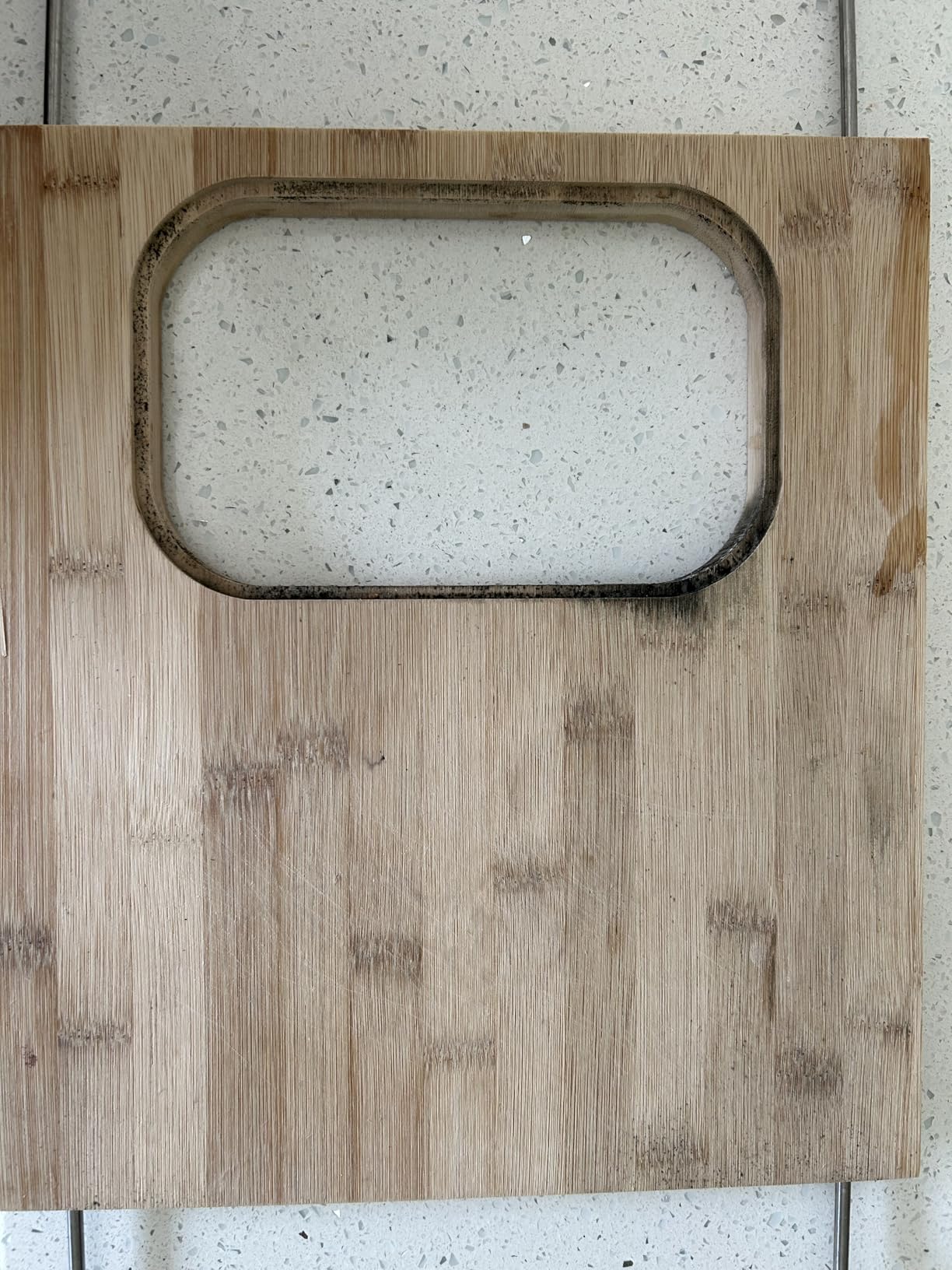 Cutting Board with Strainer - 2 in 1 Adjustable Bamboo Chopping Board with Removable Stainless Steel Colander for Over the Sink by Classic Cuisine customer photo 2