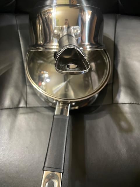 AVACRAFT Double Boiler 18/8 Stainless Steel Double Boiler Pot with Stainless Steel Pot and Silicone Spatula, Double Boiler Set for Melting Chocolate, Candy, Soap, Wax, Candle Making (1 Quart) customer photo 2