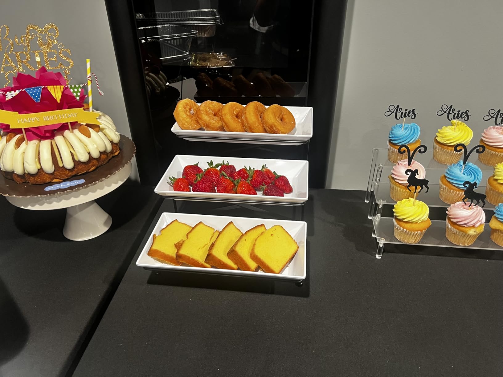 Mfacoy 3 Tier Serving Tray Set, 12