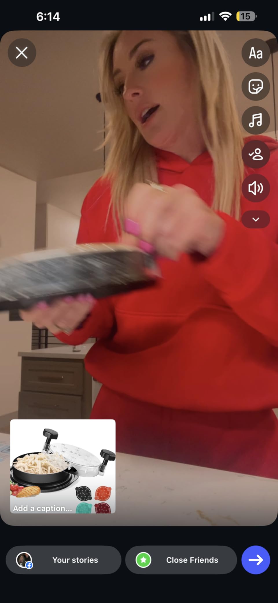 Chicken Shredder Tool Twist: 2026 Pro Food-Grade Visible Meat Shredder with Strong Anti-Slip Base, Ergonomic Handle, Chicken Breast Shredder, Suitable for Pork Beef Chicken - Black customer photo 2