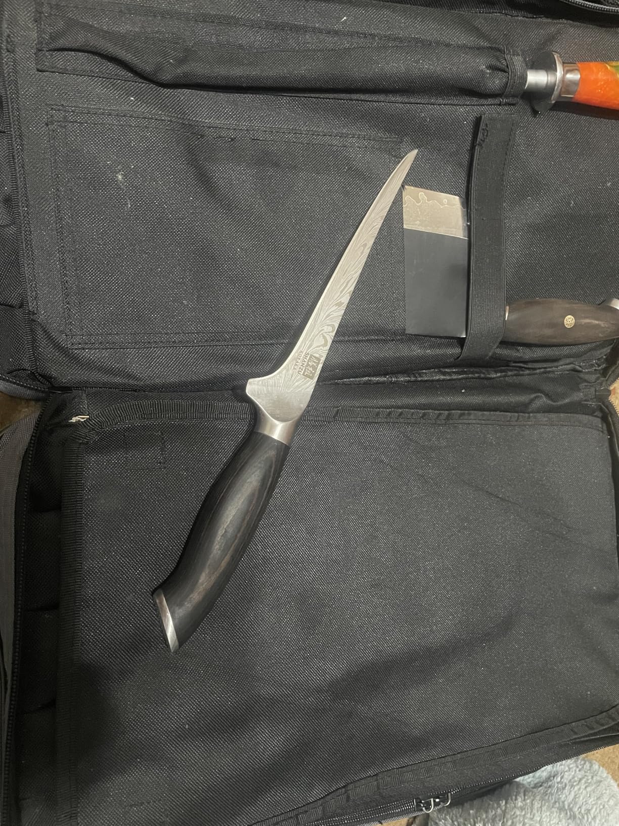 SHAN ZU Fillet Knife 7 Inch, Powder Steel Boning Knife High Carbon Japanese Filleting Knives, Ultra Sharp Deboning Knives for Meat Cutting with Ergonomic Pakkawood Handle customer photo 2