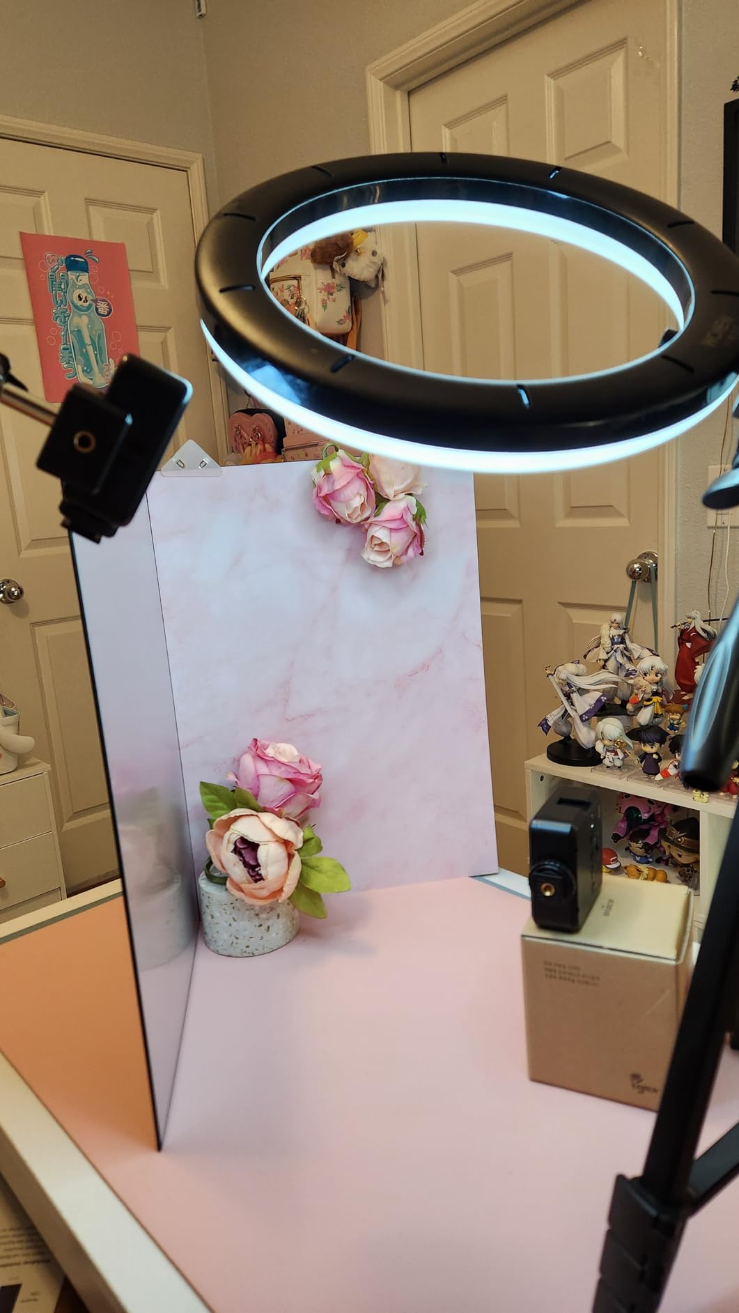 Meking 12Pcs 22Patterns Small Product Photography Backdrops Kit Photo Background Food Photography Backdrop Board with Carrying Bag and Drawstring Bag(16.5X11inch) customer photo 2