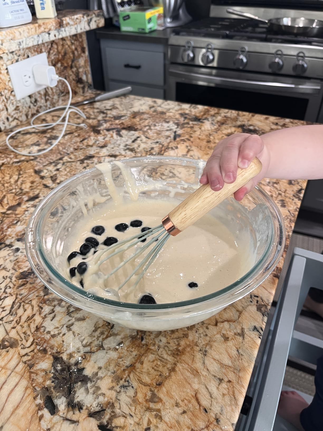 Wooden Cooking & Baking Set for Kids - Safe & Real Kitchen Tools Give Toddlers a Fun Cooking Experience - Durable Utensils are Perfect for Gifting to Create Lasting Family Memories customer photo 1