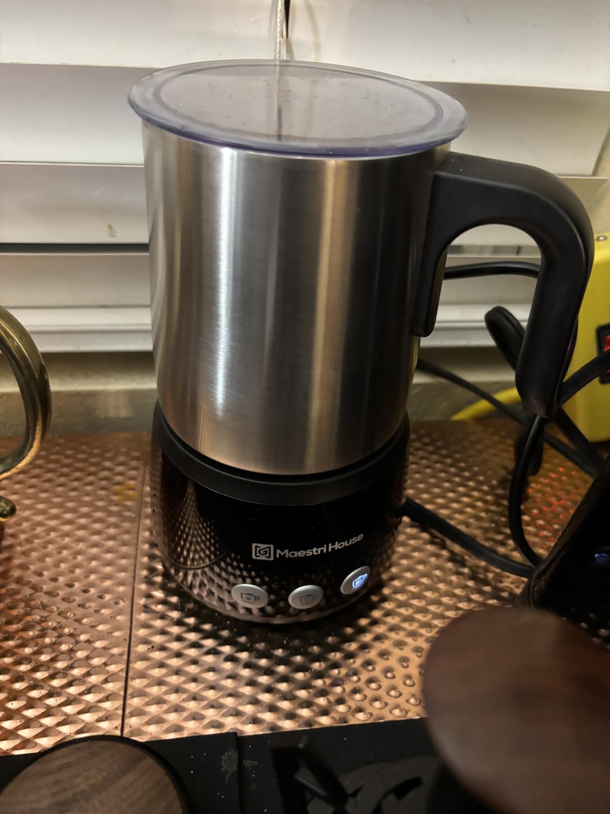 Maestri House Milk Frother, 4-in-1 Electric Milk Steamer and Frother, 16.9OZ 600W Smart Touch Control Hot and Cold Foam Maker, Memory Function for Latte, Cappuccinos, Warm Milk, Hot Chocolate Milk customer photo 2