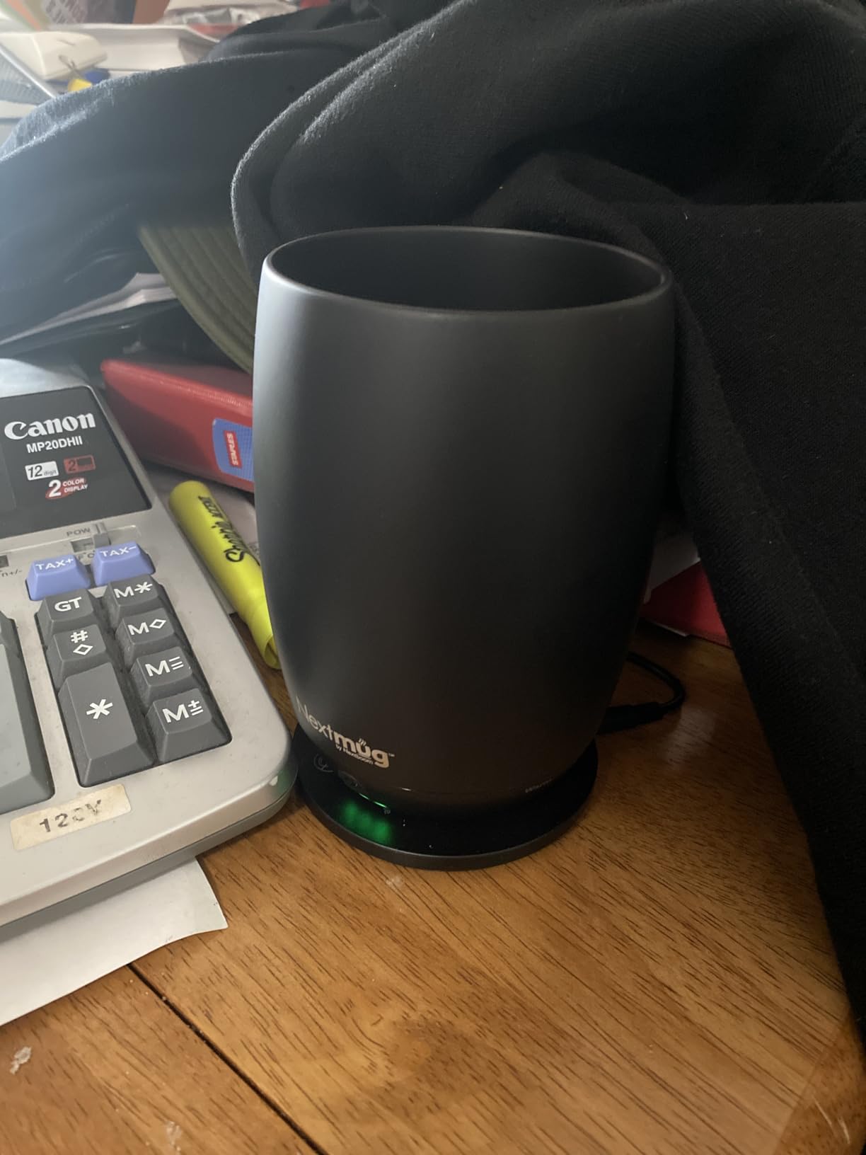 Nextmug Plus (Slate Blue - 18 oz.) Temperature-Controlled, Self-Heating Mug - No App, Long-Lasting Battery for Work & Study, Great Gift for Coffee Lovers customer photo 1