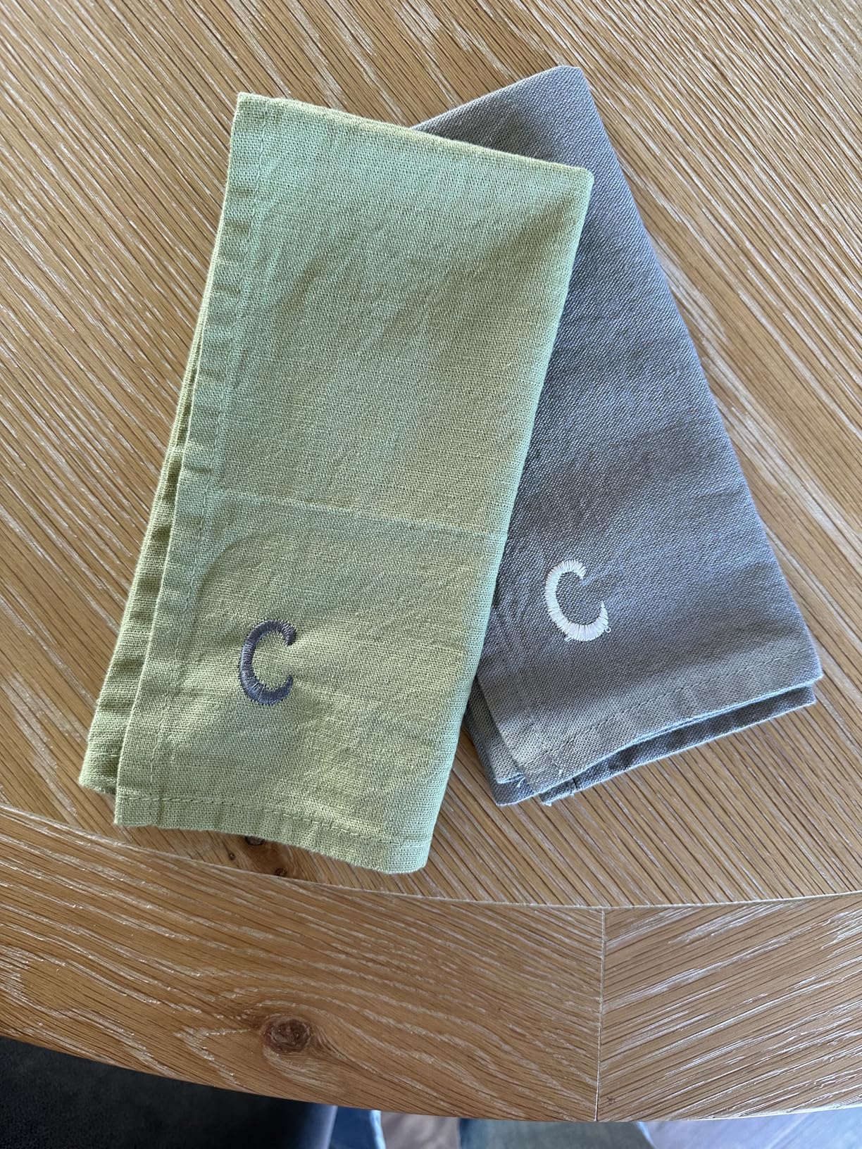 Ruvanti Linen Napkins Set of 12, 18x18 Cloth Napkins, Cotton Linen Blend Napkins Cloth Washable, Soft, Reusable Dinner Napkins for Wedding, Parties, Christmas, Thanksgiving, Everyday Use-MartiniOlive customer photo 1