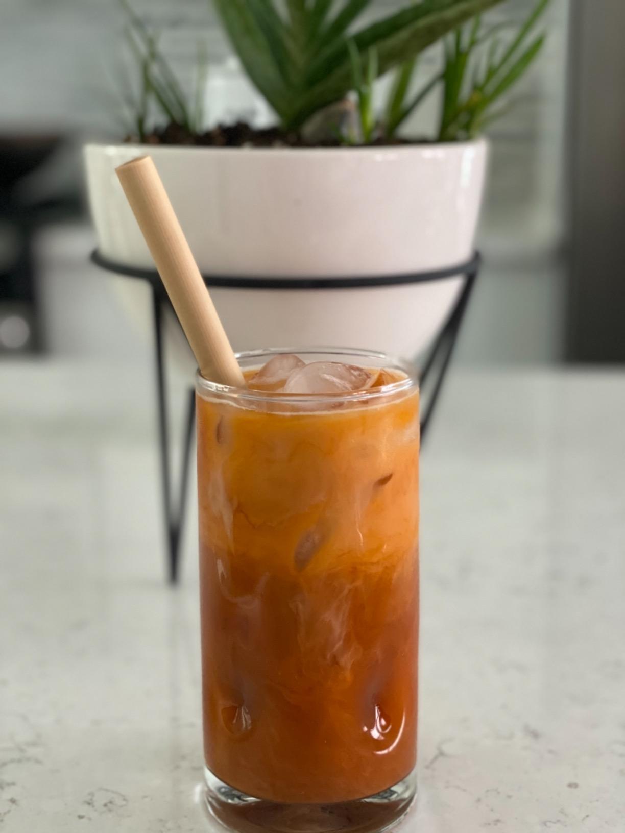 Bambaw Reusable Bamboo Straws - Eco Friendly with Straw Cleaner Brush & Pouch, Pack of 6 - 8.7'' customer photo 2