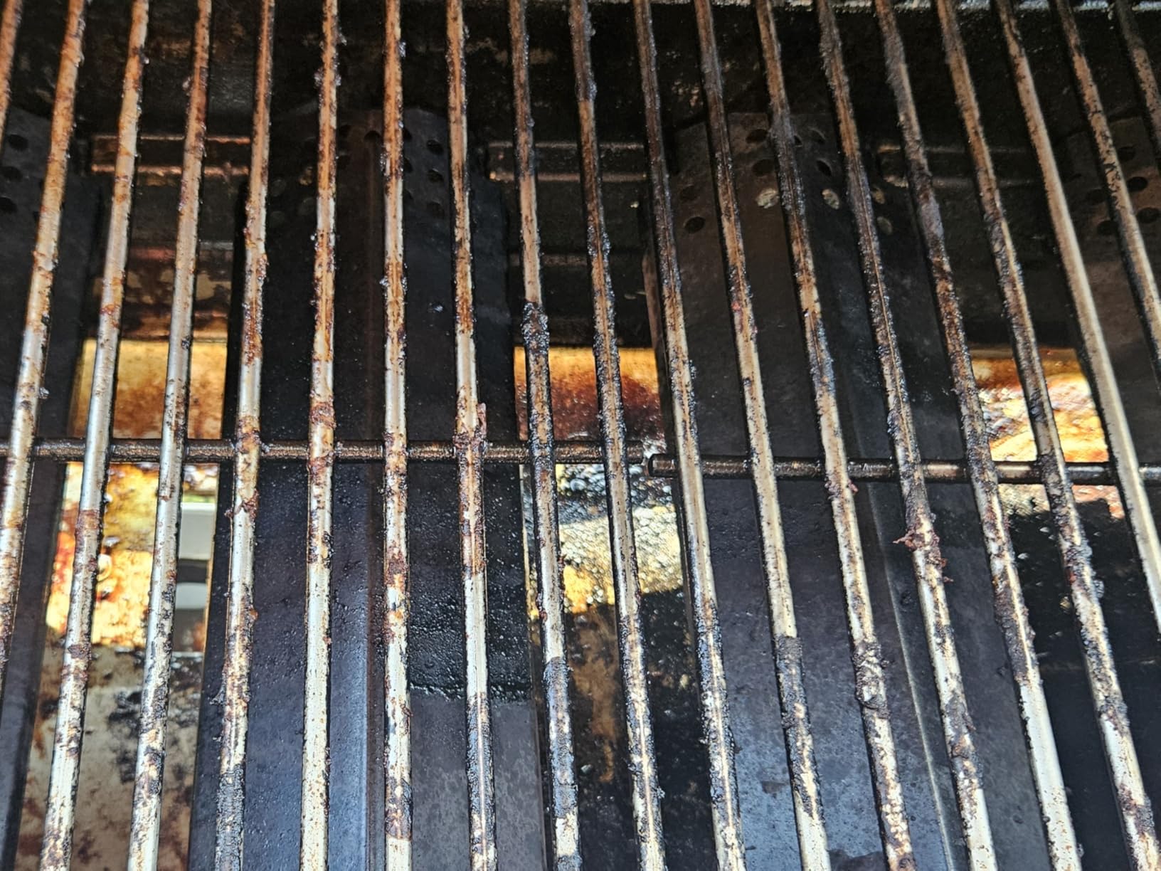 MEKER Grill Brush Bristle Free, Grill Cleaner Brush with 5 BBQ Replacement Head for Cast Iron, Stainless Steel Grates, Safe Grill Scraper Outdoor BBQ Grill, Black customer photo 2