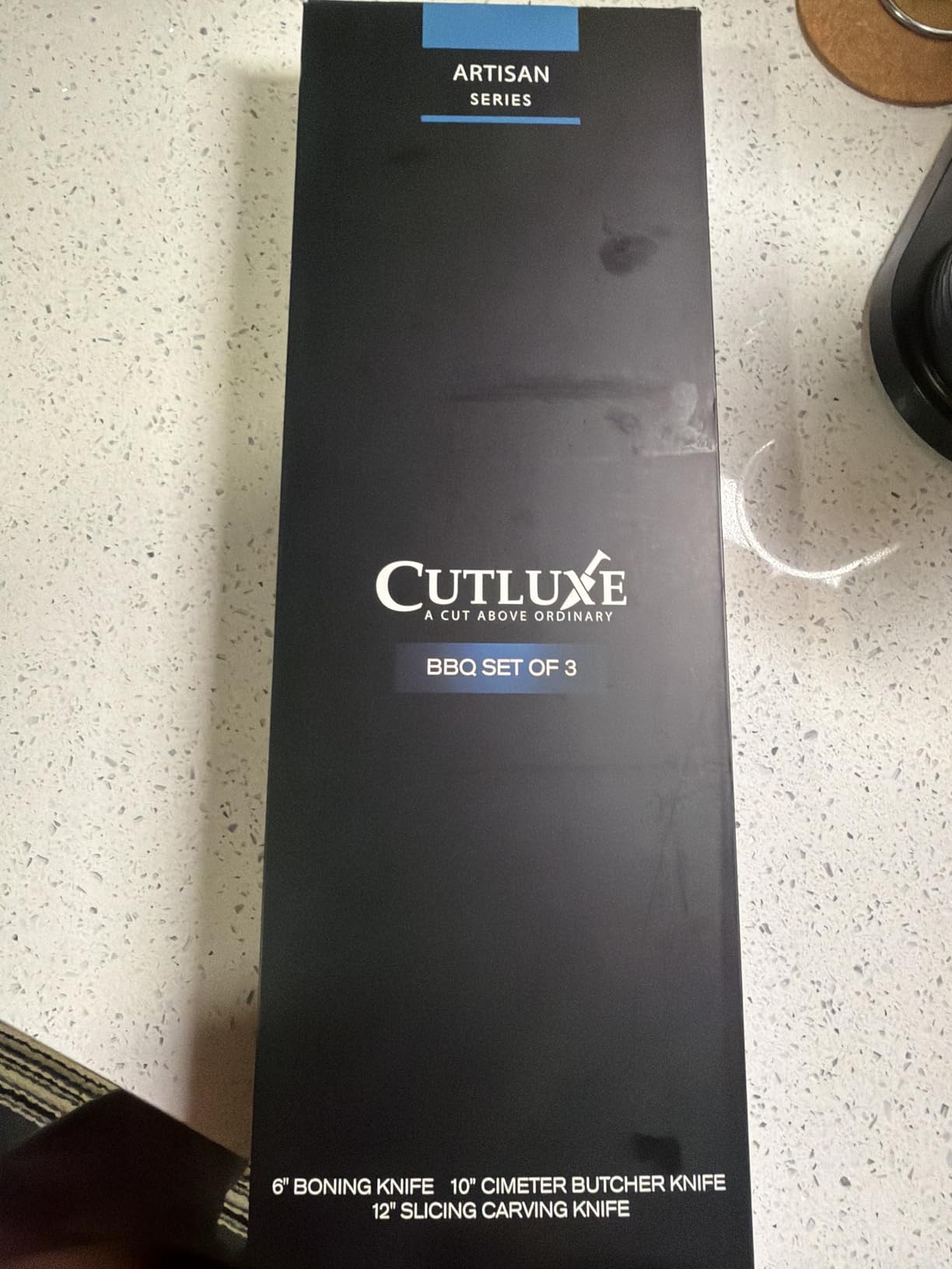 Cutluxe Butcher Knife Set - BBQ Brisket, Breaking & Boning Knife - Slicing Carving Knife Set for Meat Cutting, Ultra Sharp German Steel, Full Tang, Ergonomic Handles, Grilling Gifts for Men customer photo 2