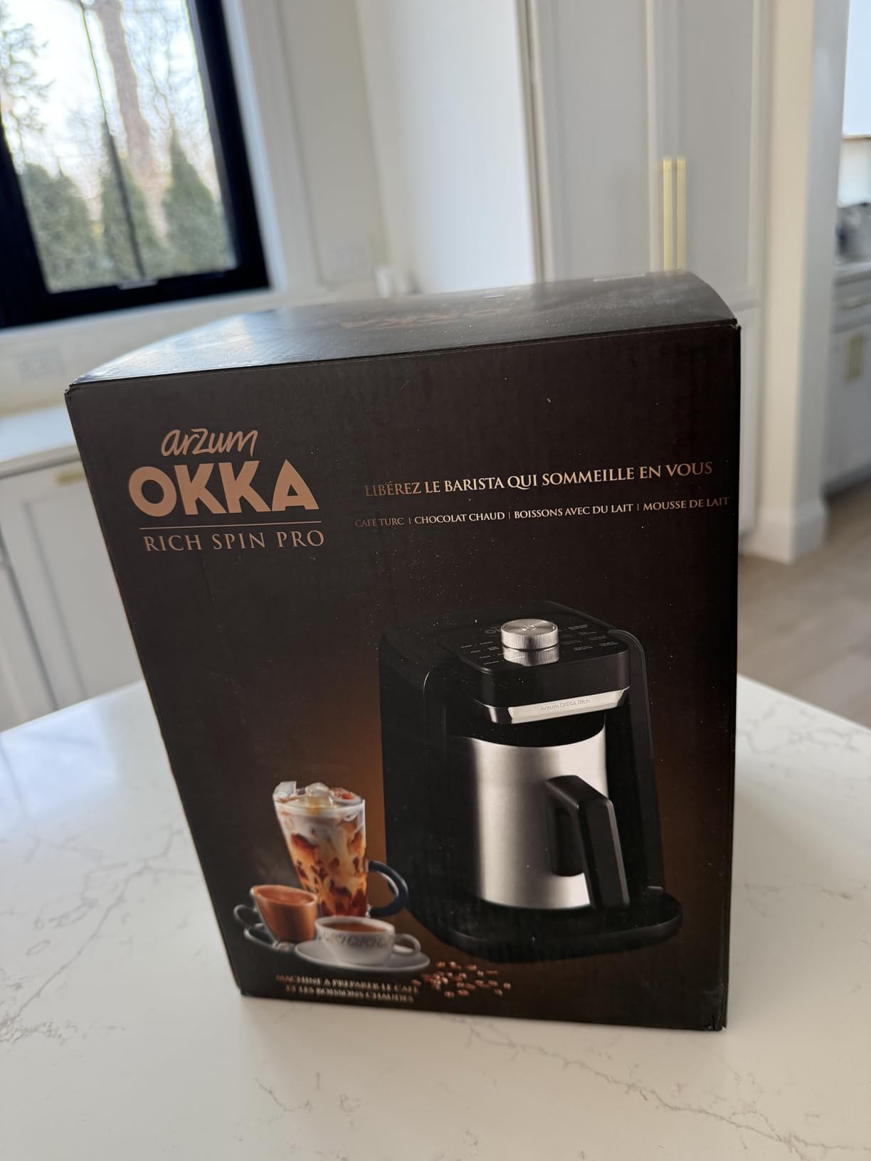 Arzum Okka Rich Spin Pro Turkish Coffee and Hot Beverage Maker, Velvetiser, Milk Frother, 120V, 5 Cups, Stainless Steel Cooking Pot, Copper customer photo 2