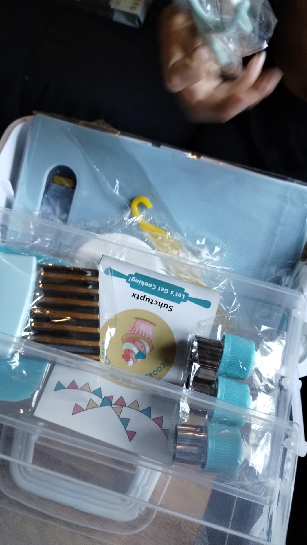 37PCS Kids Cooking Sets Real, Kids Cooking and Baking Gift Set with Storage Case Timer Kid Safe Knives Cutting Board, Toddler Real Kitchen Tools, Birthday Gifts for Girls Boys Age 3 - 8 customer photo 1