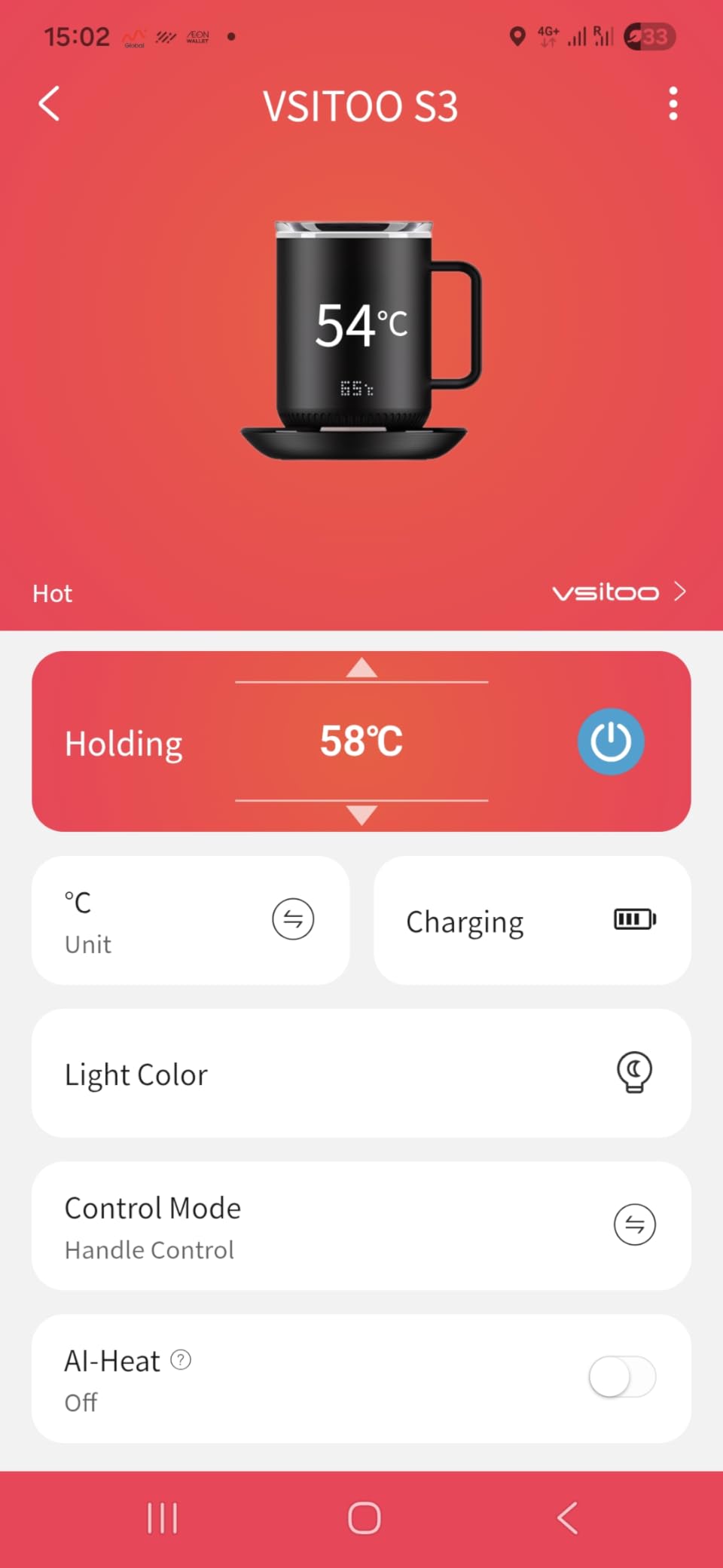 Vsitoo S3 12oz Heated Mug - Temperature Control Smart Mug with Mug Warmer, Perfect for Espresso, Auto-Sensing AI Heats Drinks to 120-150°F Hands-Free.Ideal for Home/Office/Gifts，Black customer photo 2