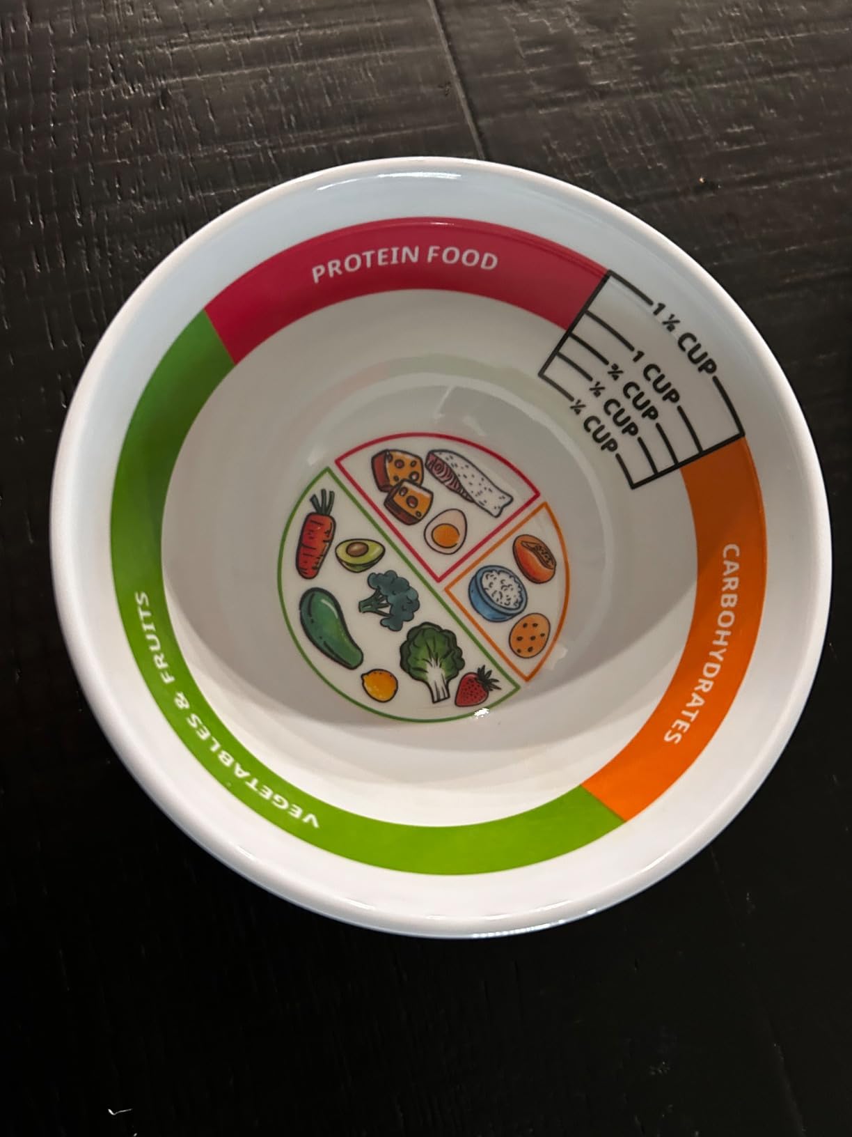 4 Pcs Portion Control Plates & Bowls Set (9 Inch), Self-Measuring for Weight Loss, Gastric Bypass, LapBand, Diabetes, & Healthy Diets, Divided Nutrition Plates for Adults & Children customer photo 1